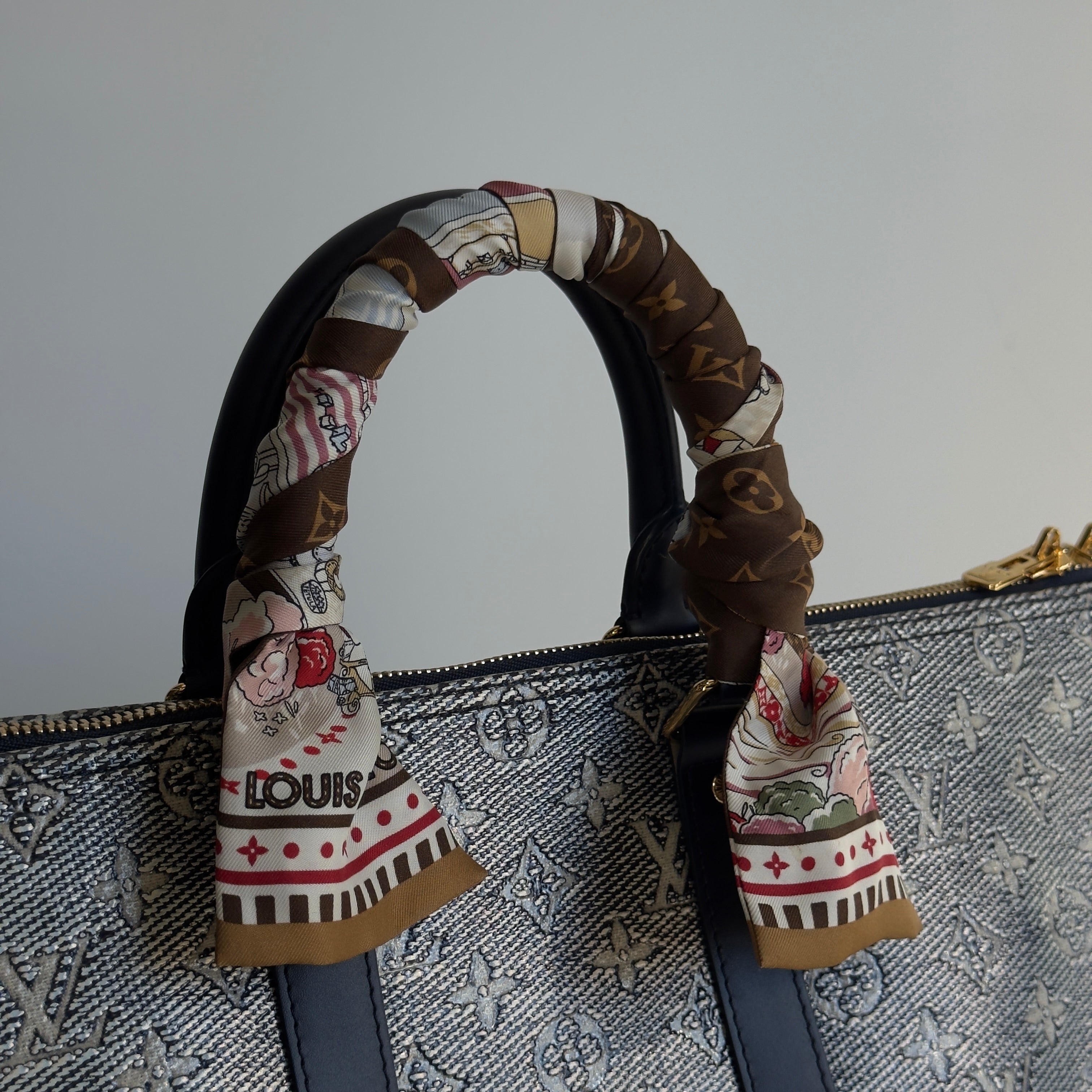 Louis Vuitton Vivienne Bandeau Silk Scarf - Queen May