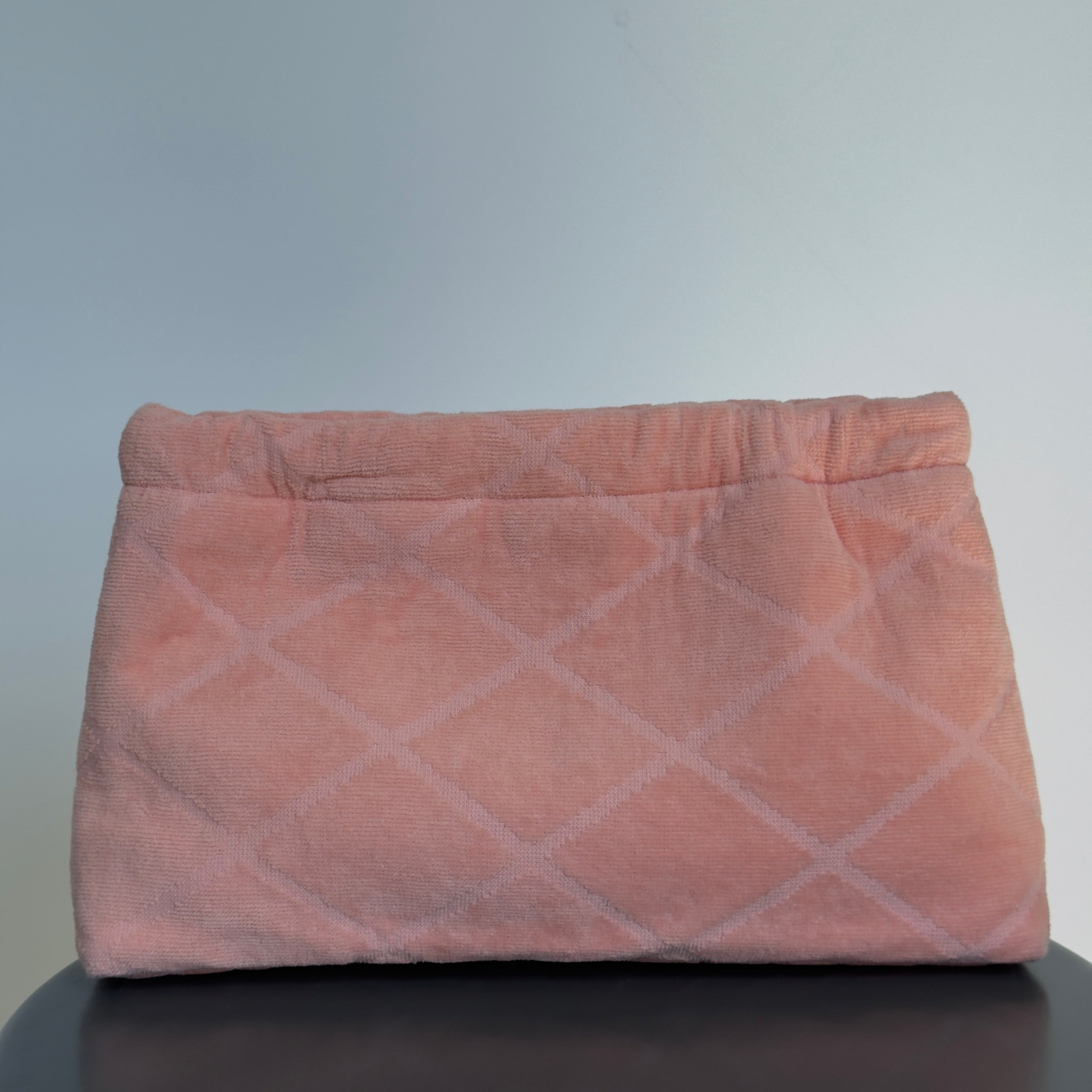 Lady Cuir x Queen May Saint Tropez Towel Clutch Peach - Queen May