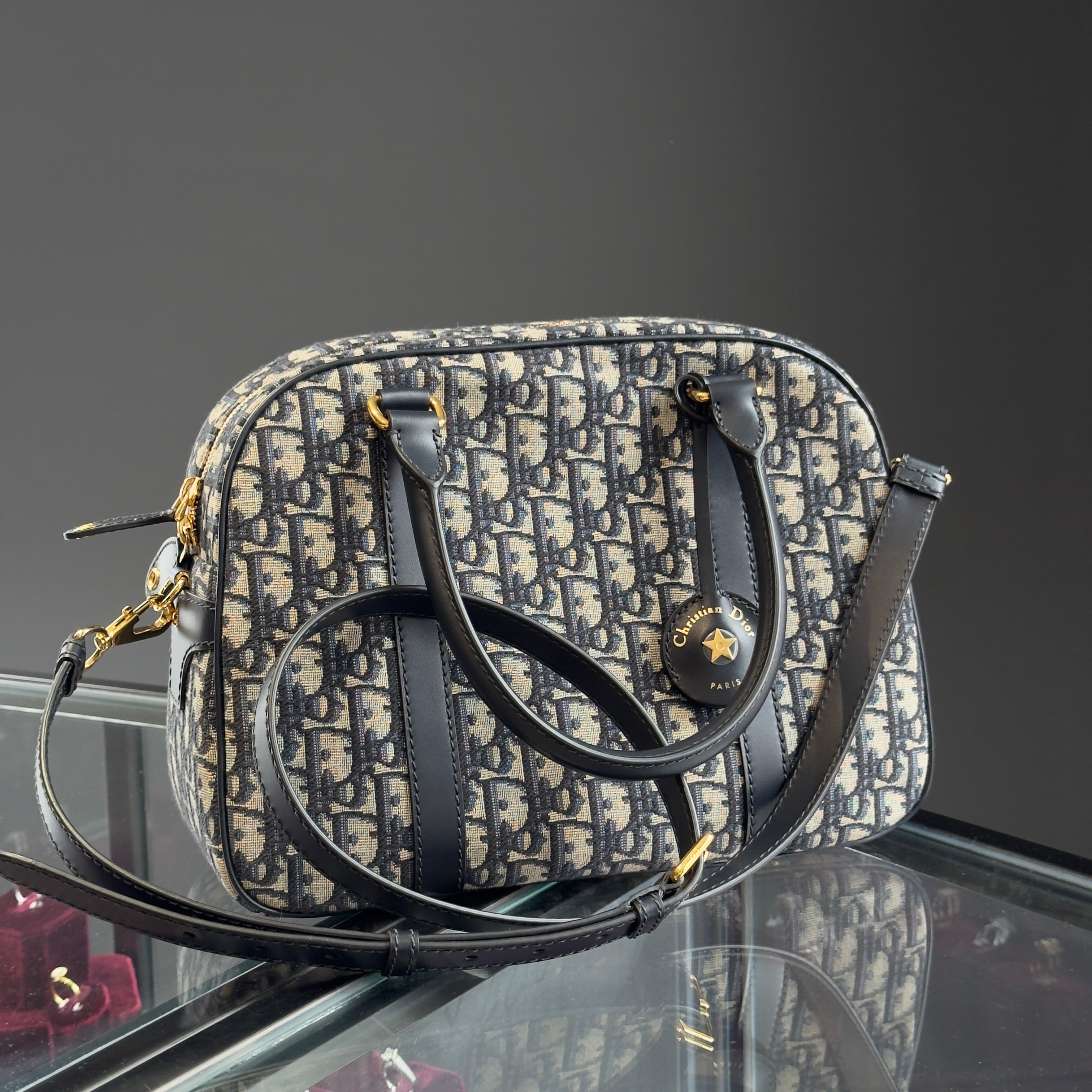 Dior D-Vibe Bowling Bag Oblique Large - Queen May