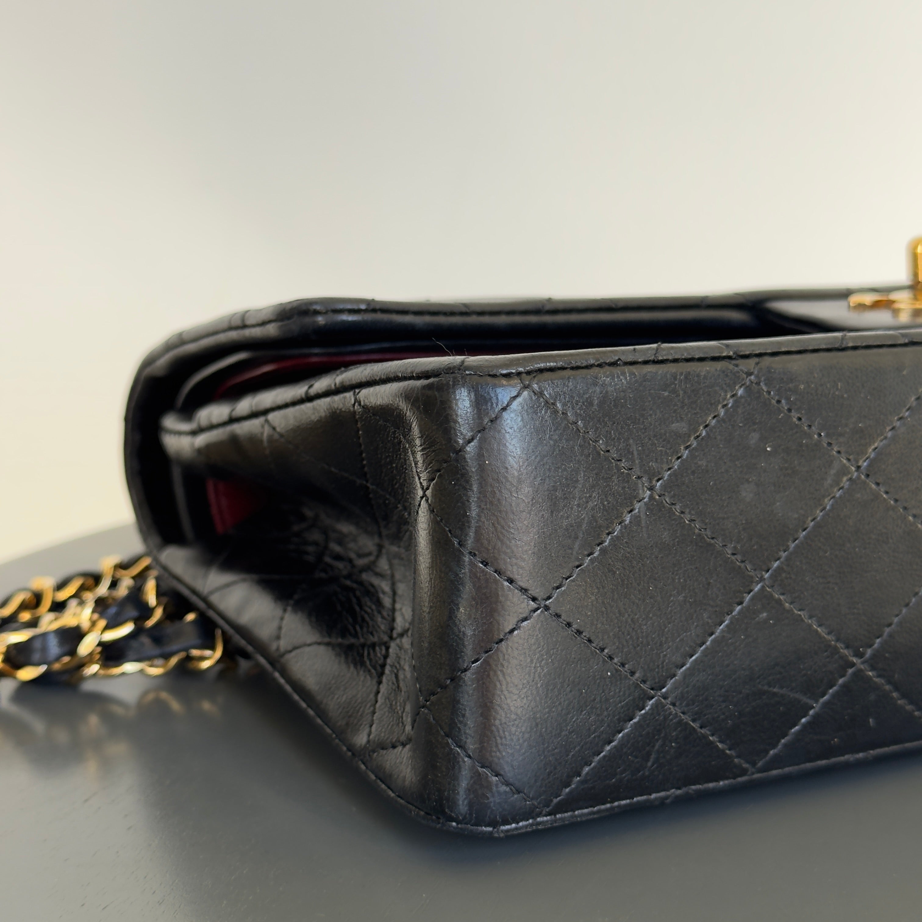 Vintage Chanel Quilted Lambskin Medium Double Flap Bag - Queen May