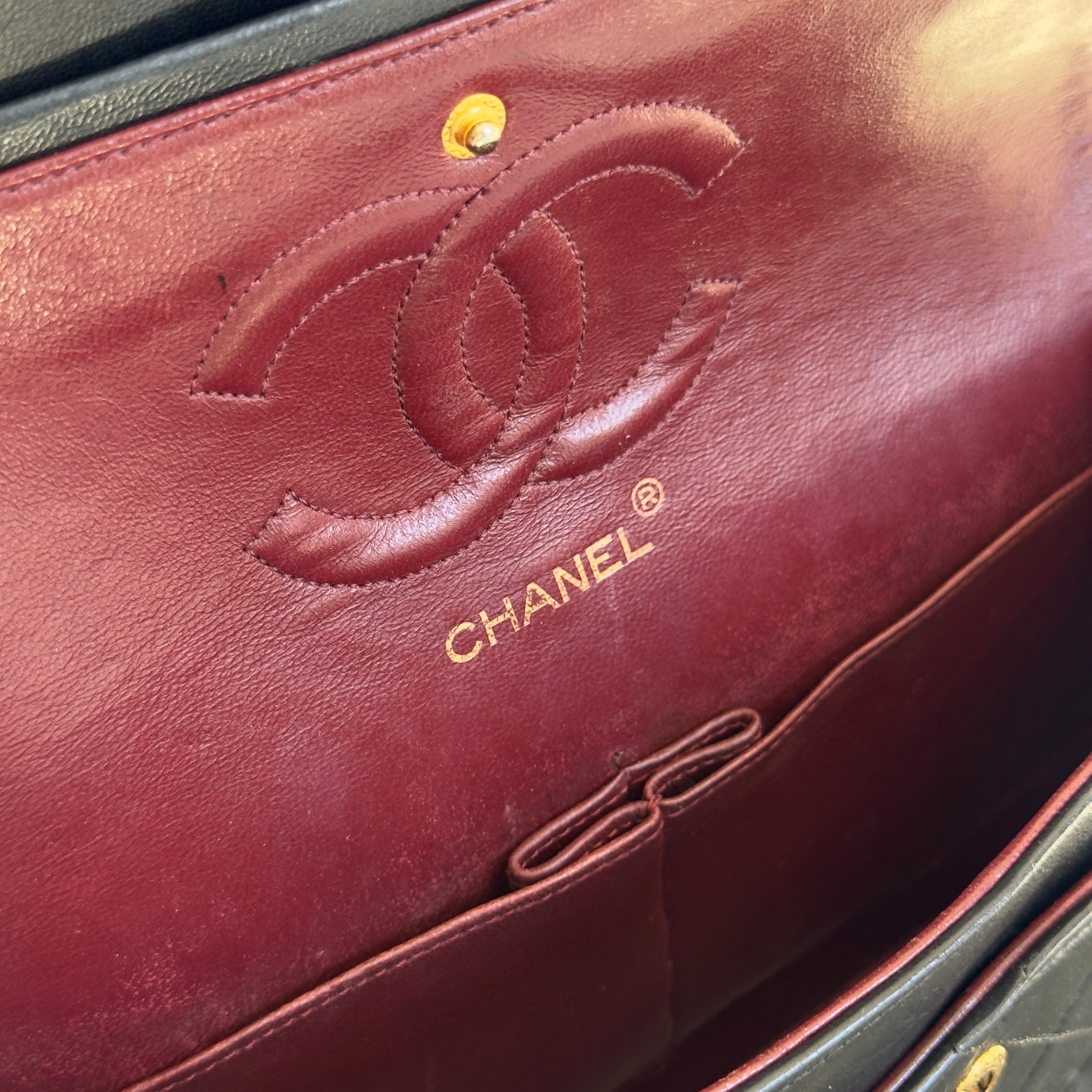 Vintage Chanel Quilted Lambskin Medium Double Flap Bag - Queen May