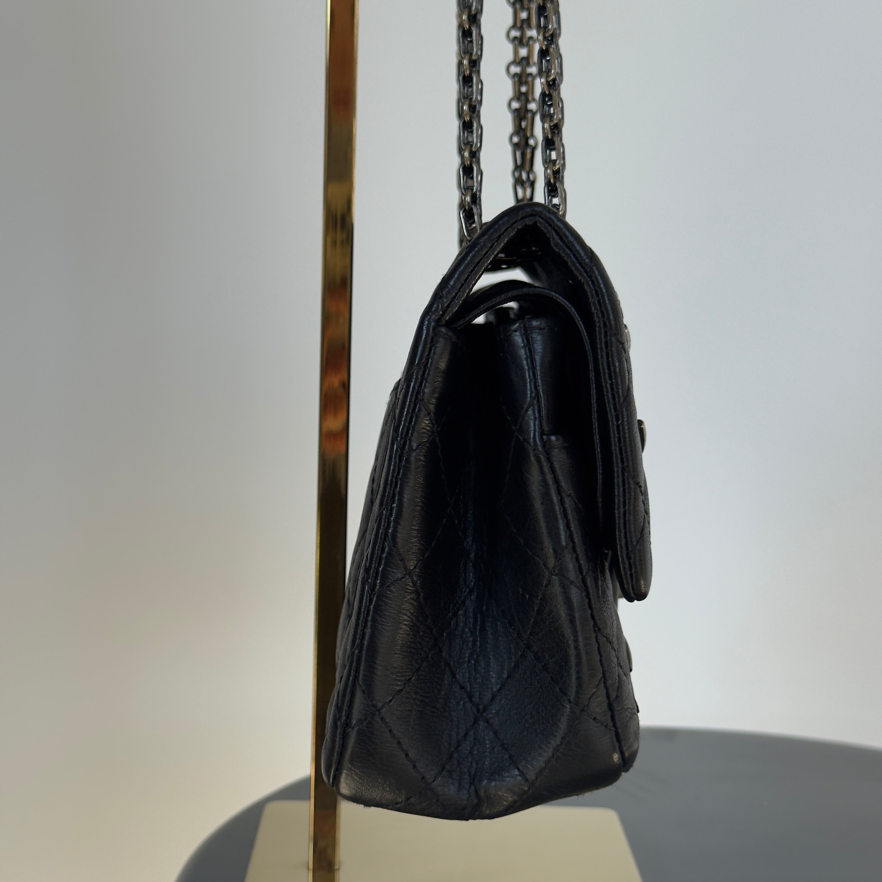 Ultra Rare Limited Edition Chanel 2015 Calfskin Brasserie Charms 2.55 Reissue Flap Bag