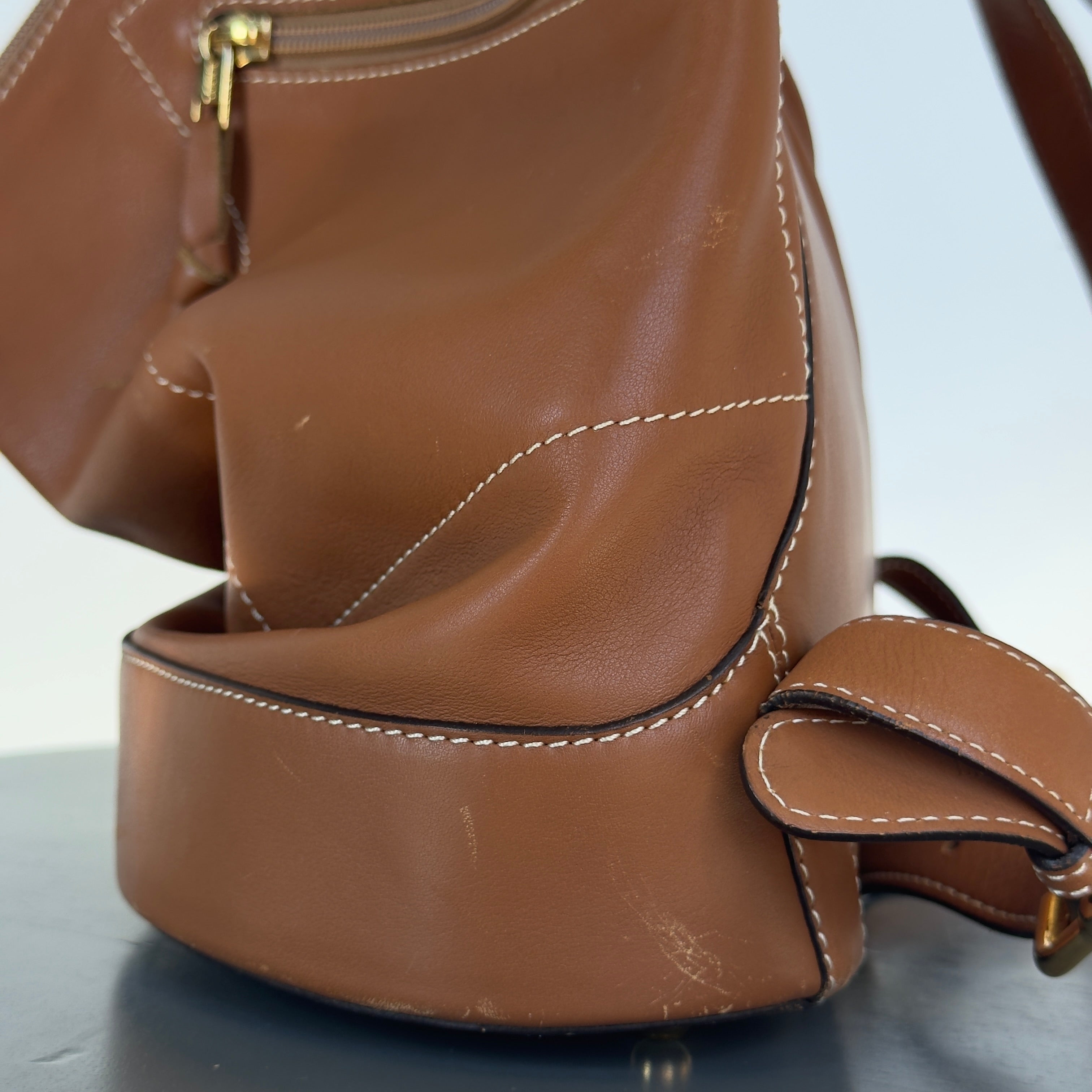 Loewe Anton Leather Backpack - Queen May