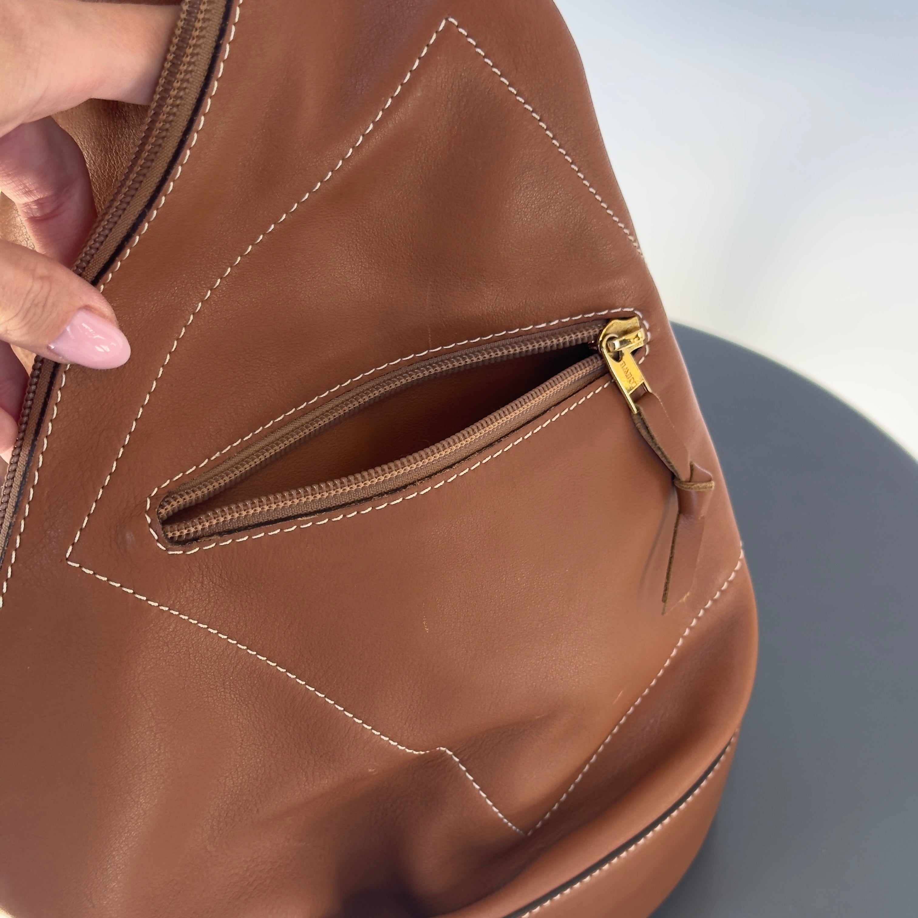 Loewe Anton Leather Backpack - Queen May