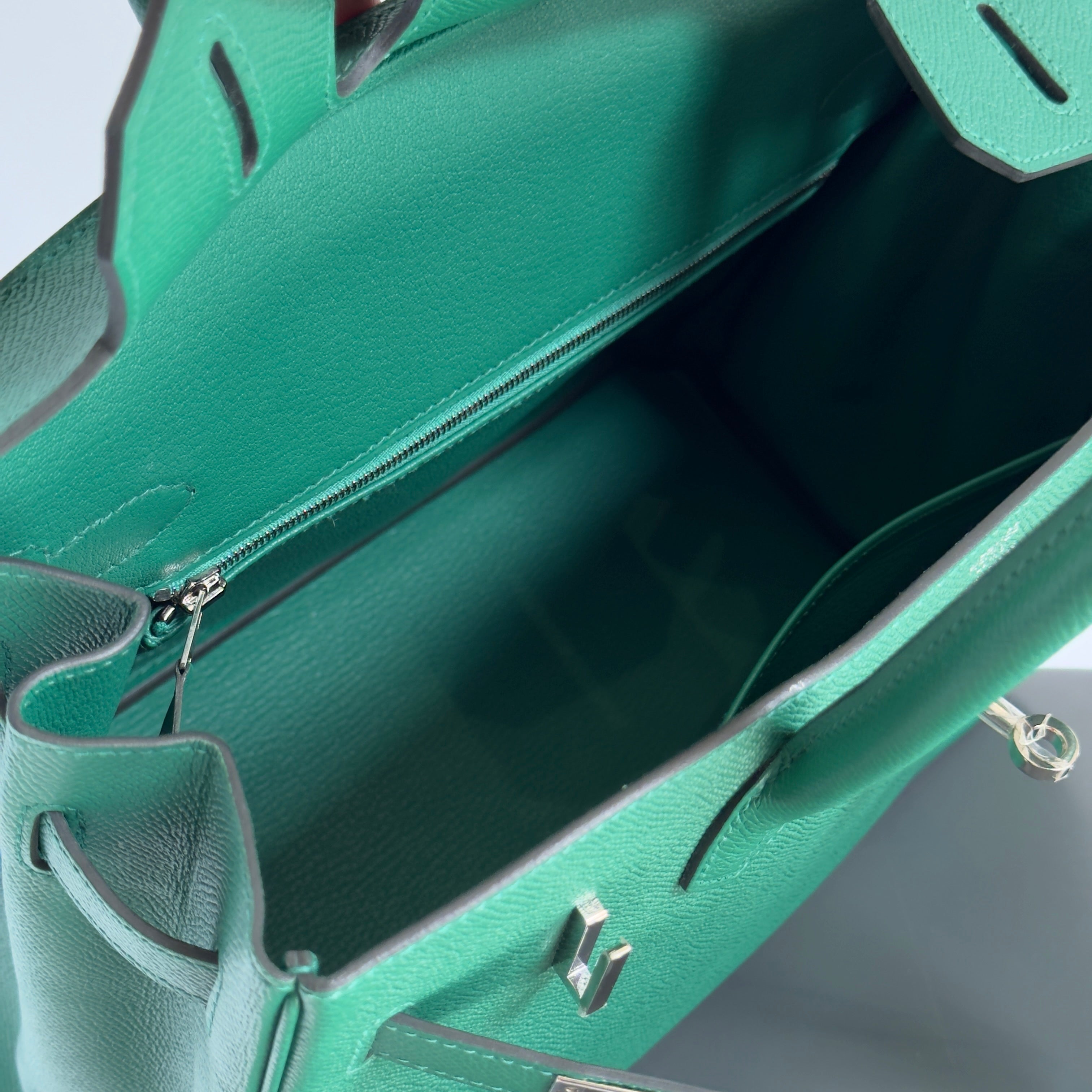 Hermes Epson Birkin 30 Vert Vertigo