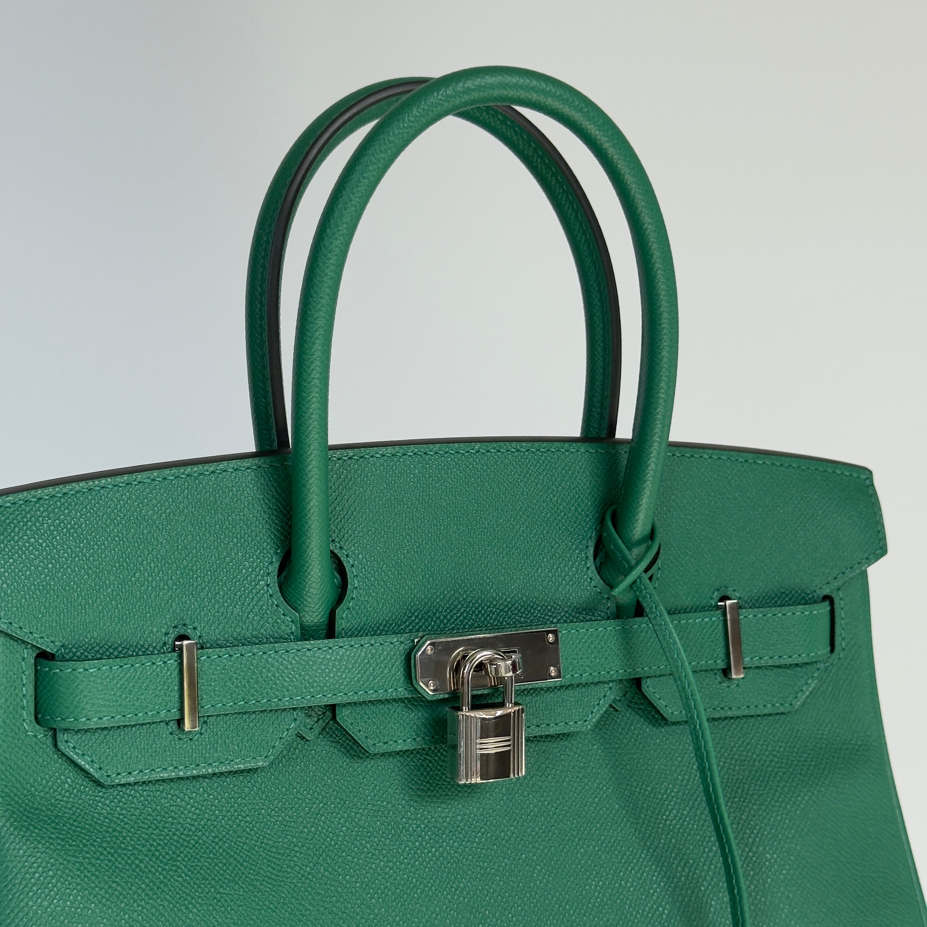 Hermes Epson Birkin 30 Vert Vertigo