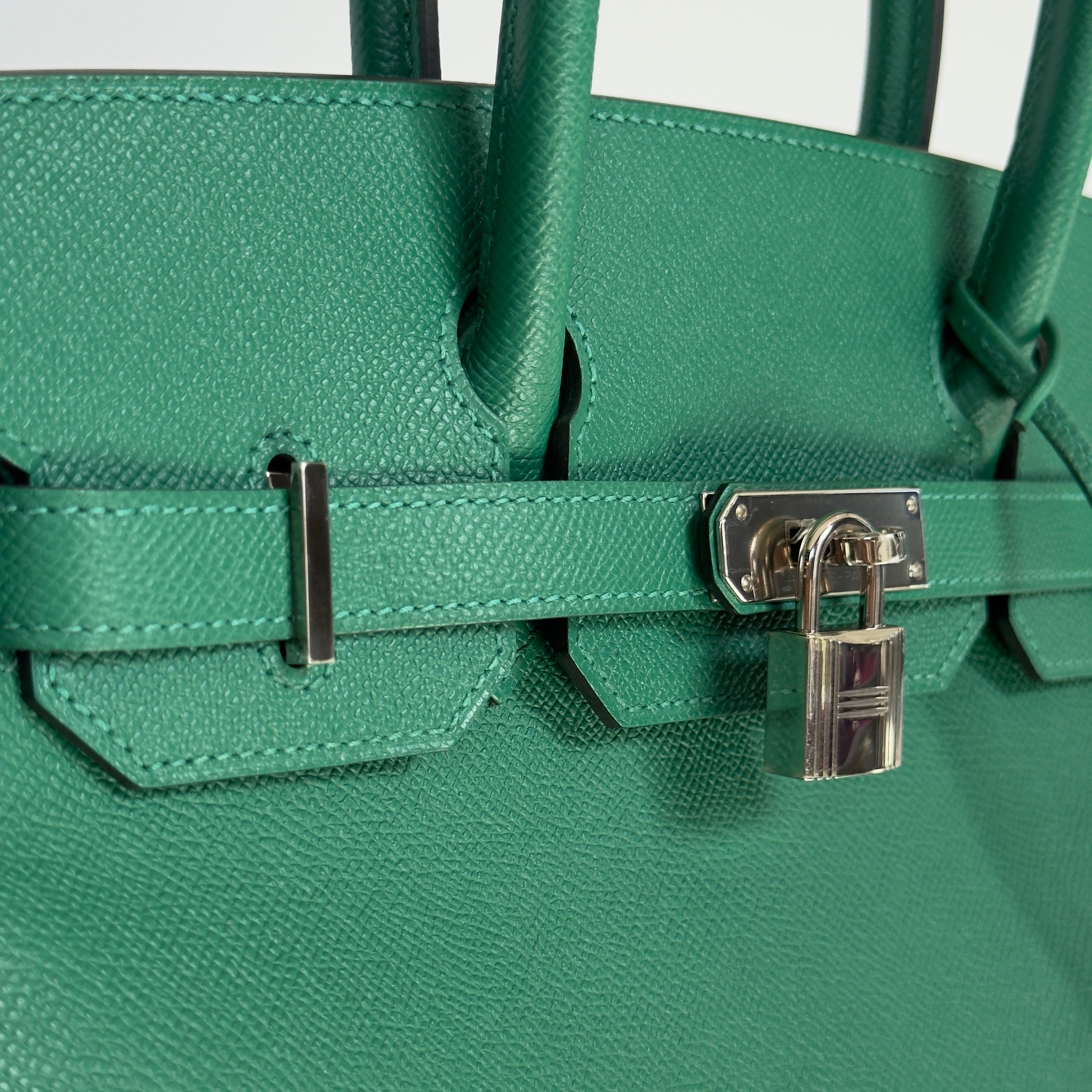 Hermes Epson Birkin 30 Vert Vertigo