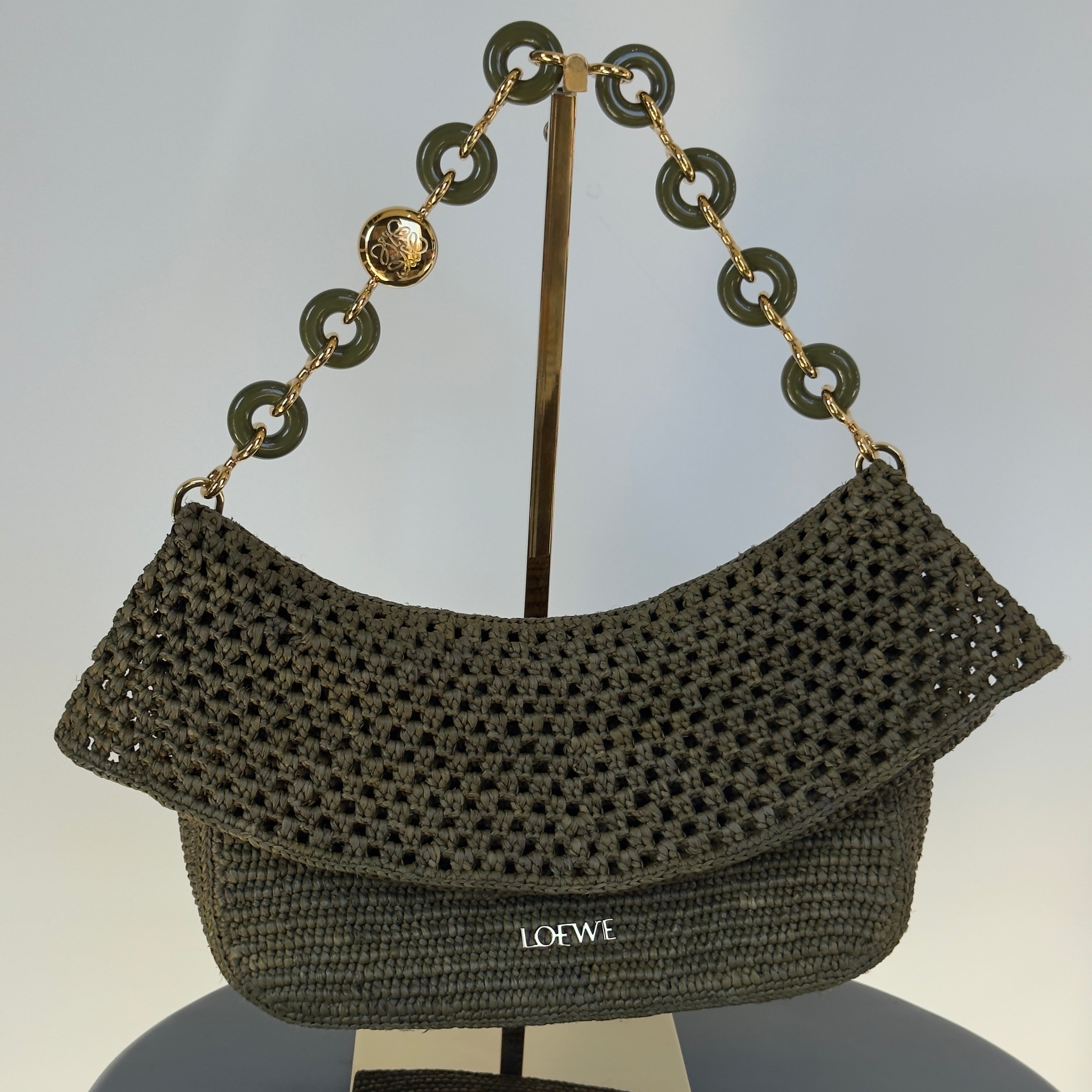 Loewe x Paula's Ibiza Ola Raffia - Queen May