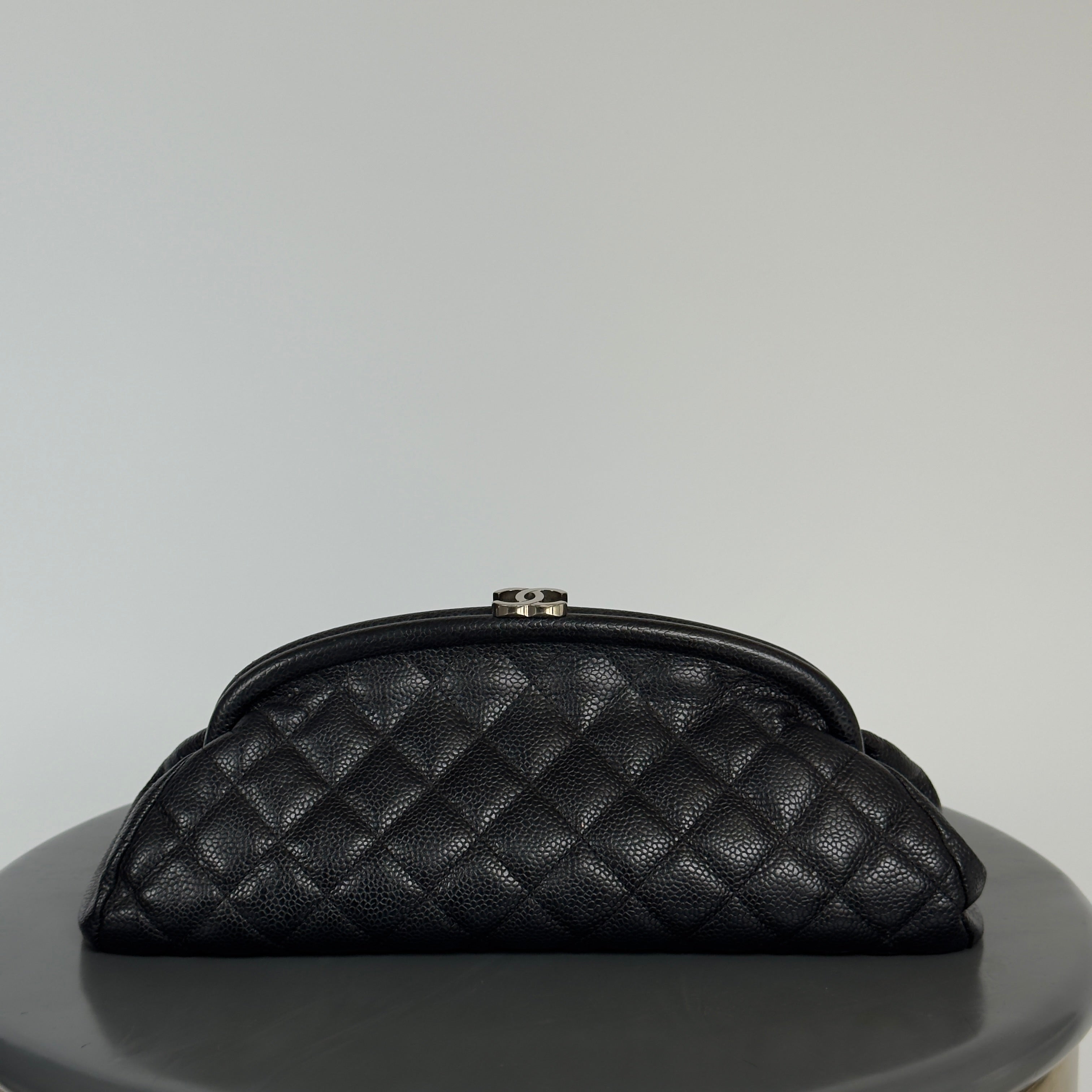 Chanel Quilted Timeless Caviar Clutch - Queen May