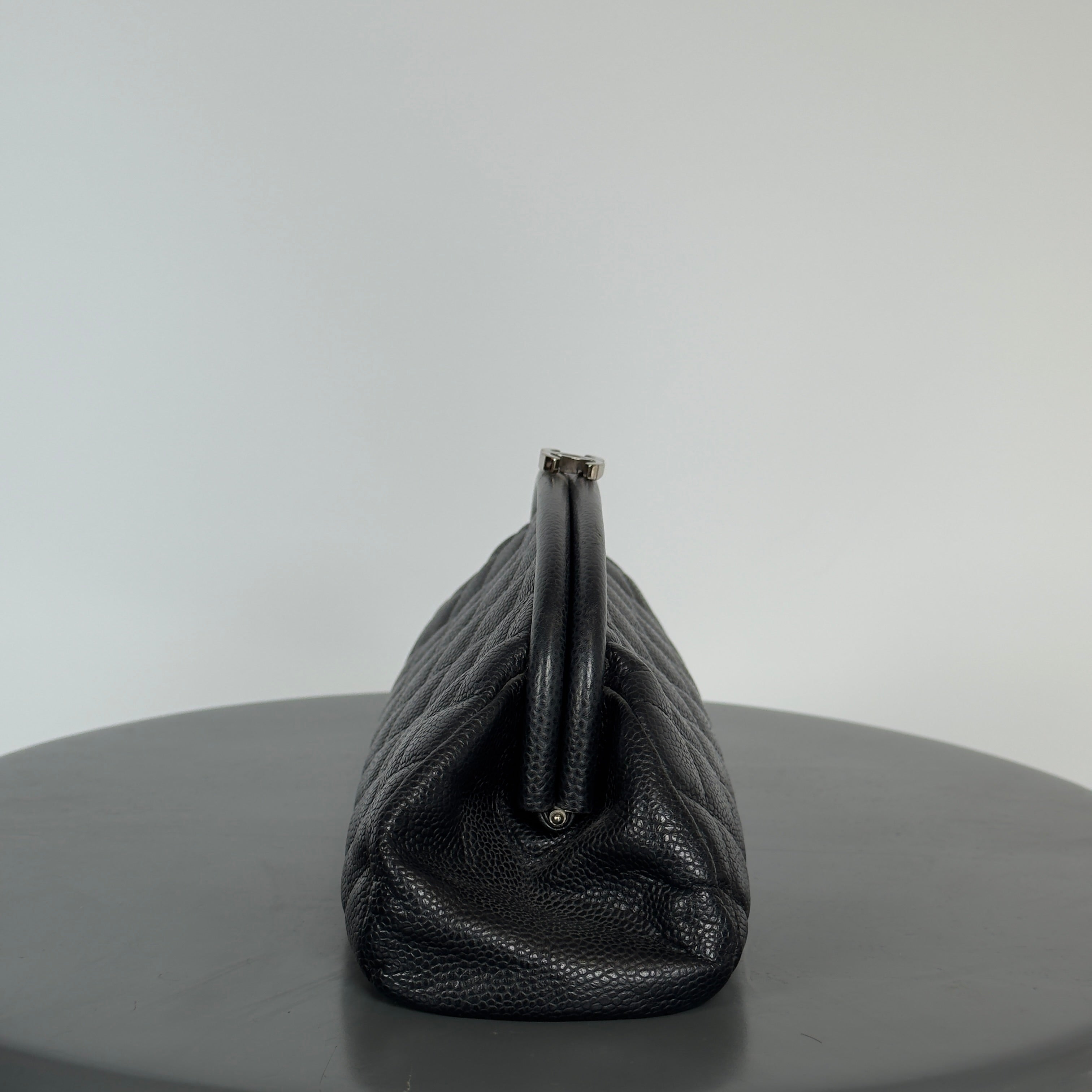 Chanel Quilted Timeless Caviar Clutch - Queen May