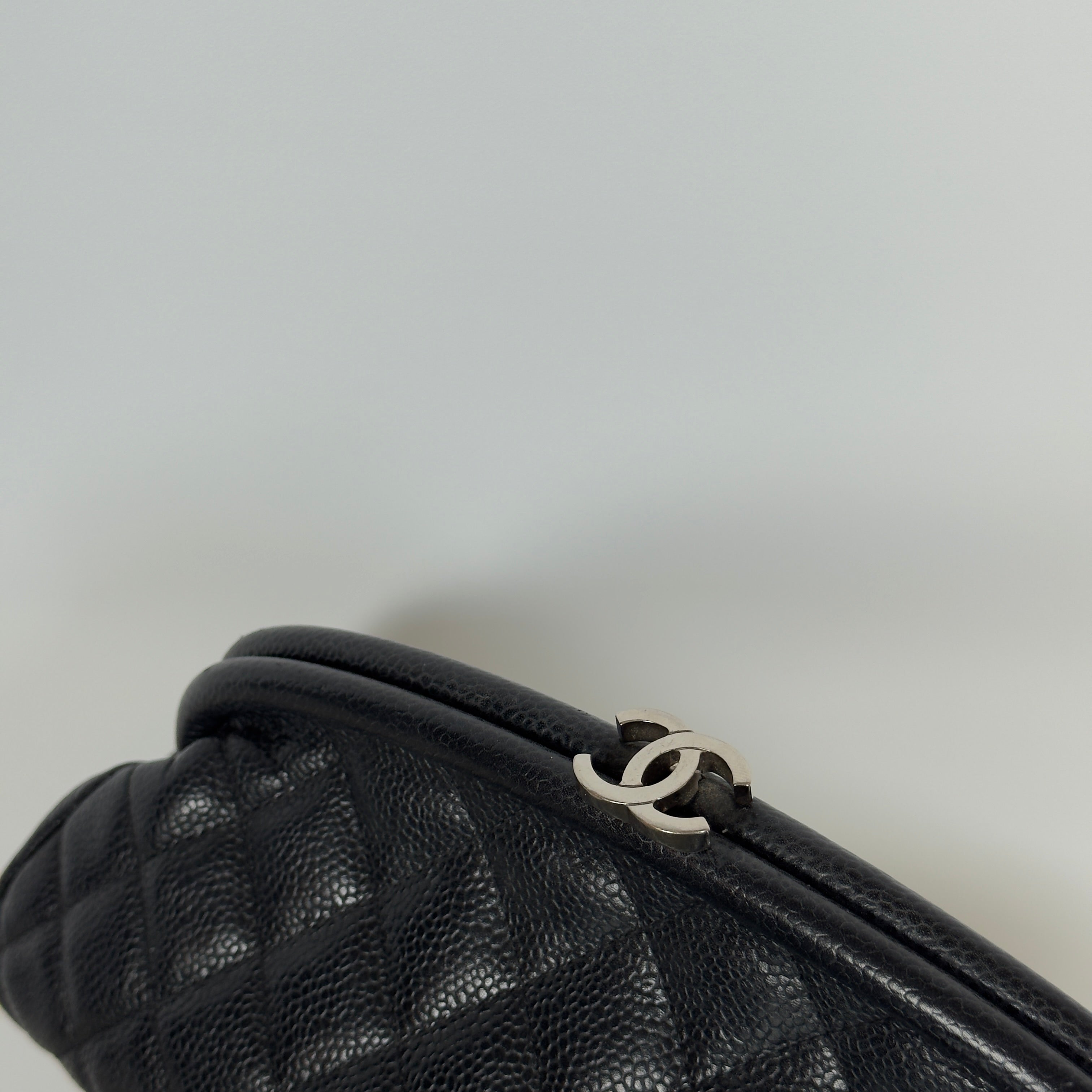 Chanel Quilted Timeless Caviar Clutch - Queen May