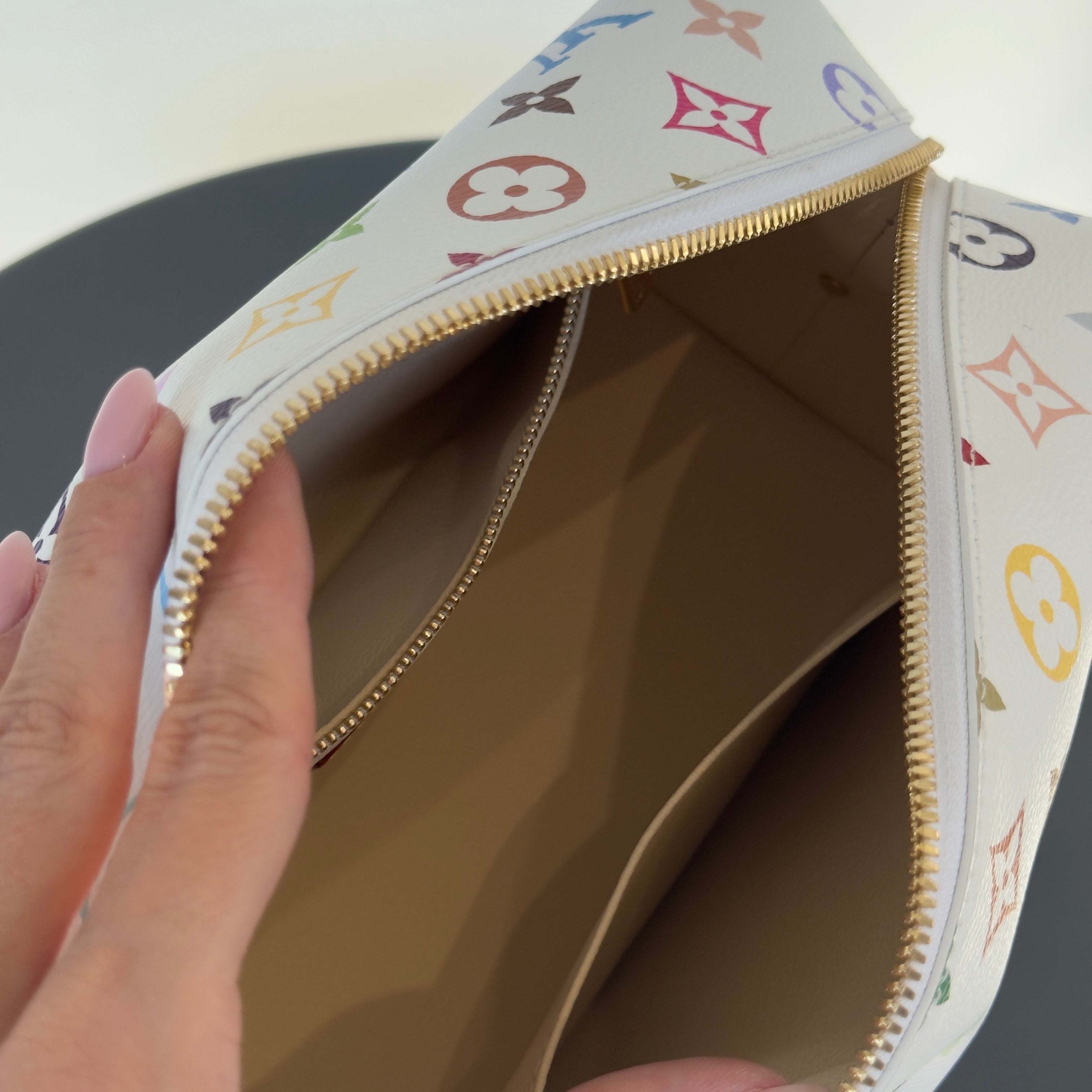 Louis Vuitton x Takashi Murakami Cosmetic Pouch GM - Queen May