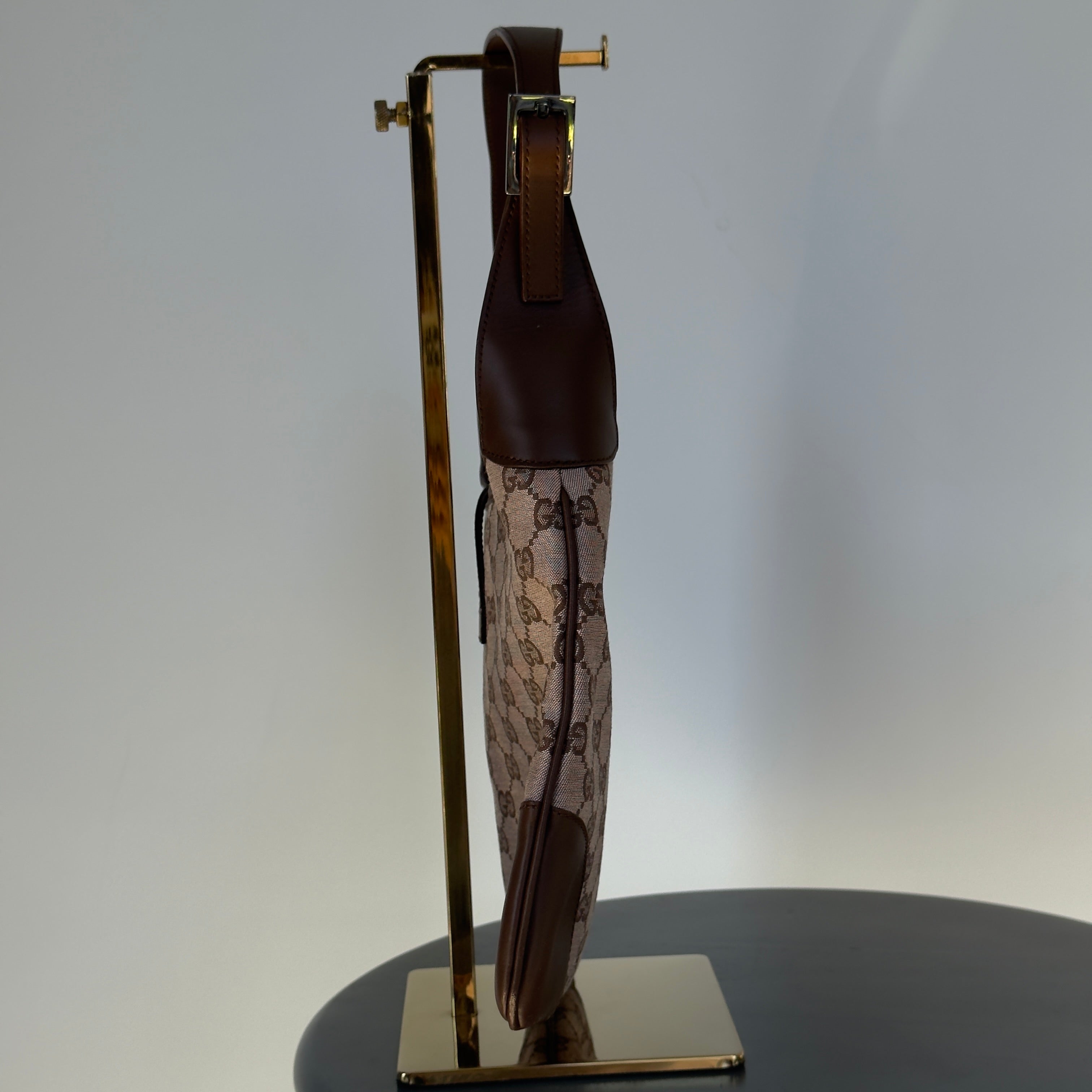 Vintage Gucci Jackie Canvas Shoulder Bag - Queen May