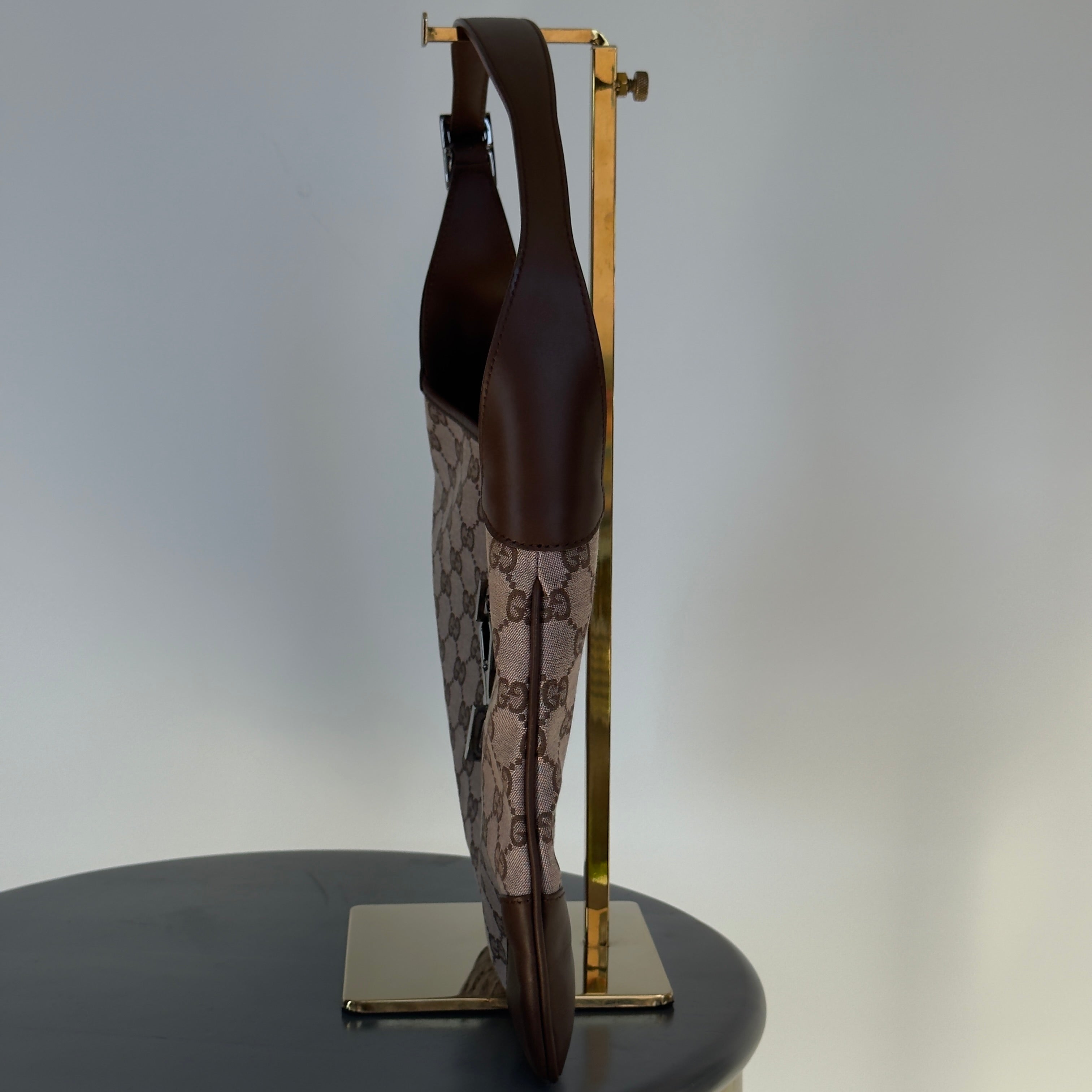 Vintage Gucci Jackie Canvas Shoulder Bag - Queen May