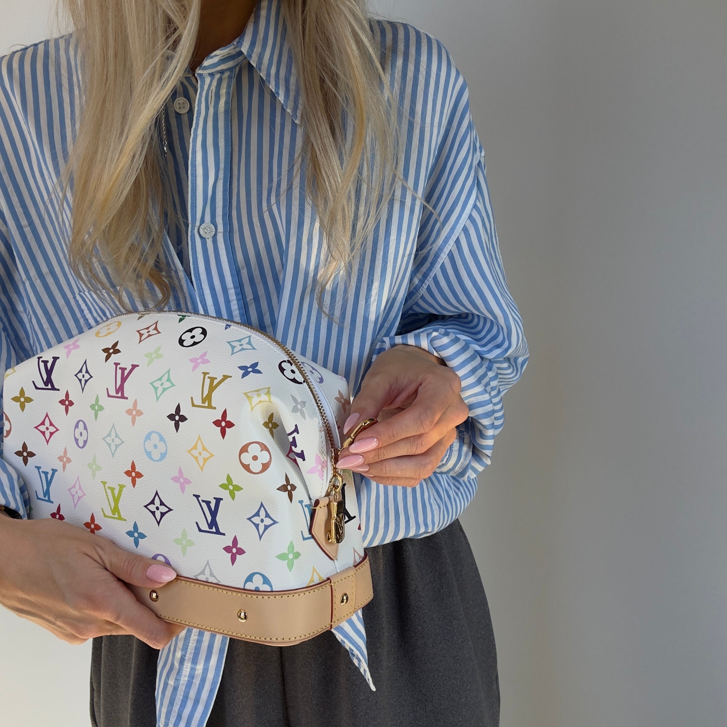 Louis Vuitton x Takashi Murakami Cosmetic Pouch GM - Queen May