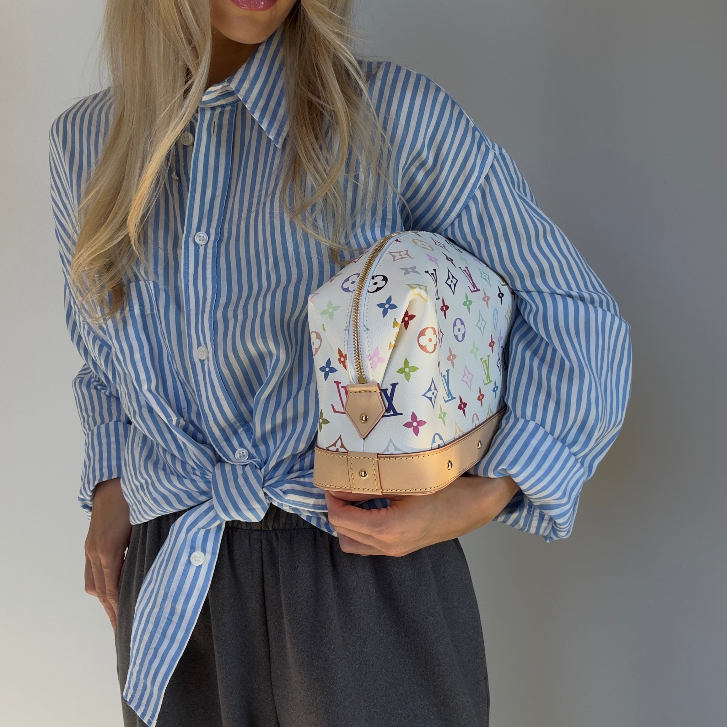 Louis Vuitton x Takashi Murakami Cosmetic Pouch GM - Queen May