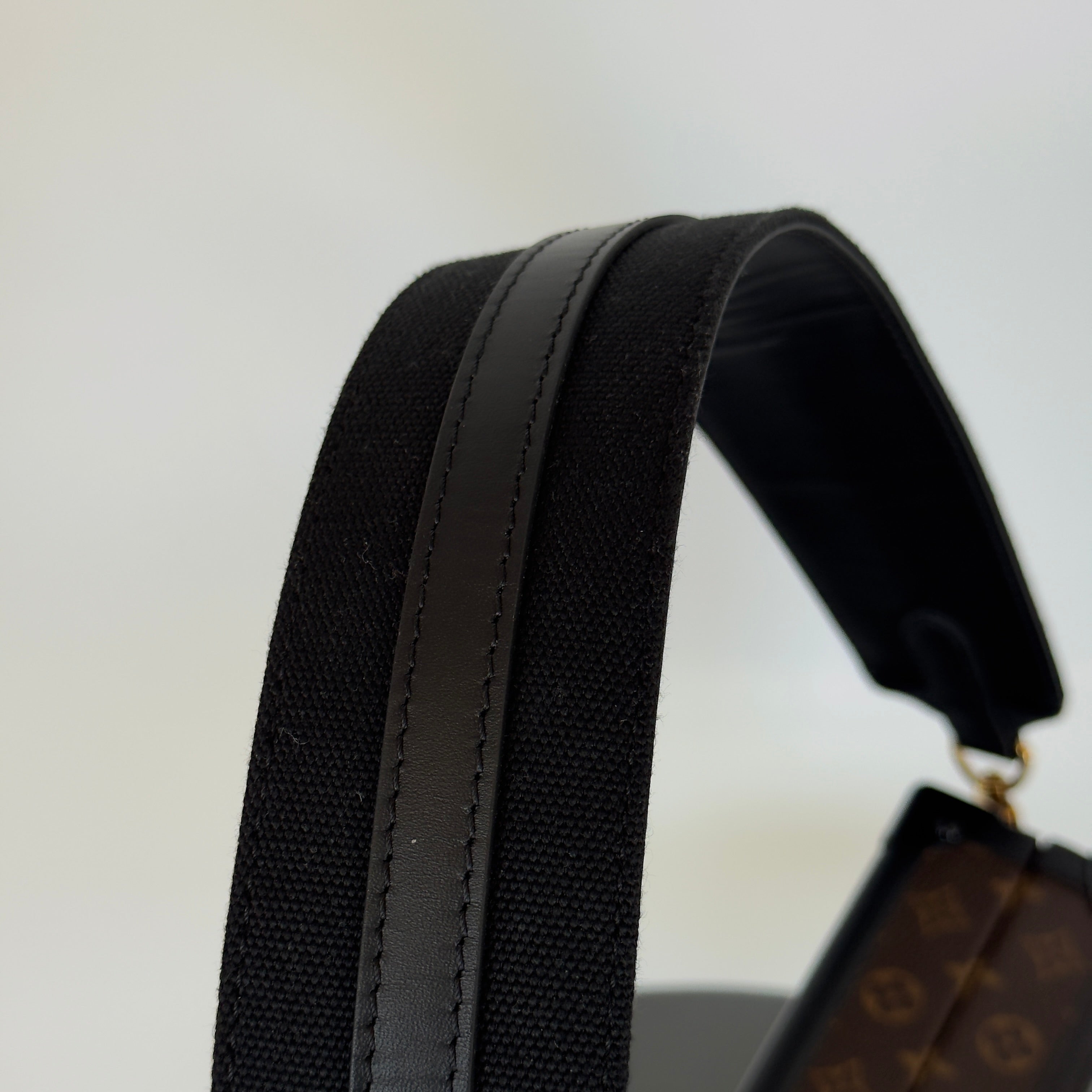 Louis Vuitton Limited Edition Runway Monogram Canvas Petite Malle East West Gold Hardware 2022 - Queen May