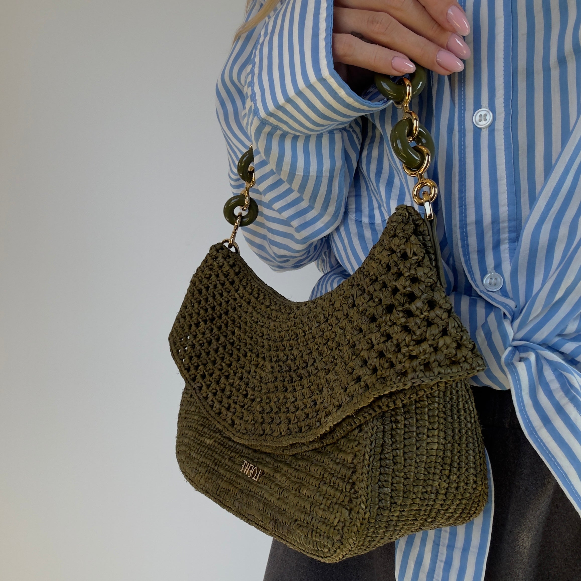 Loewe x Paula's Ibiza Ola Raffia - Queen May