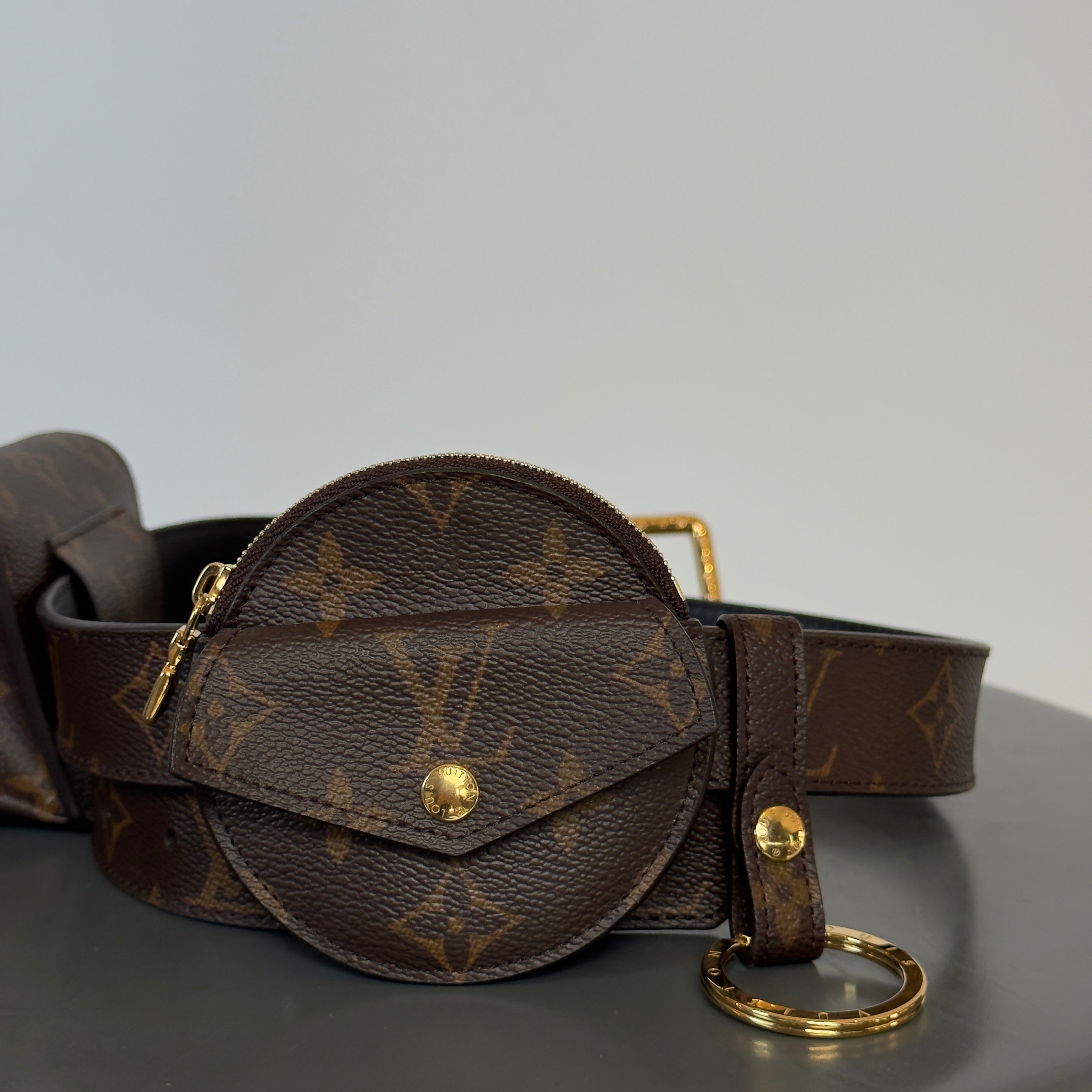 Louis Vuitton Daily Multi Pocket 30mm Belt Size 90cm - Queen May