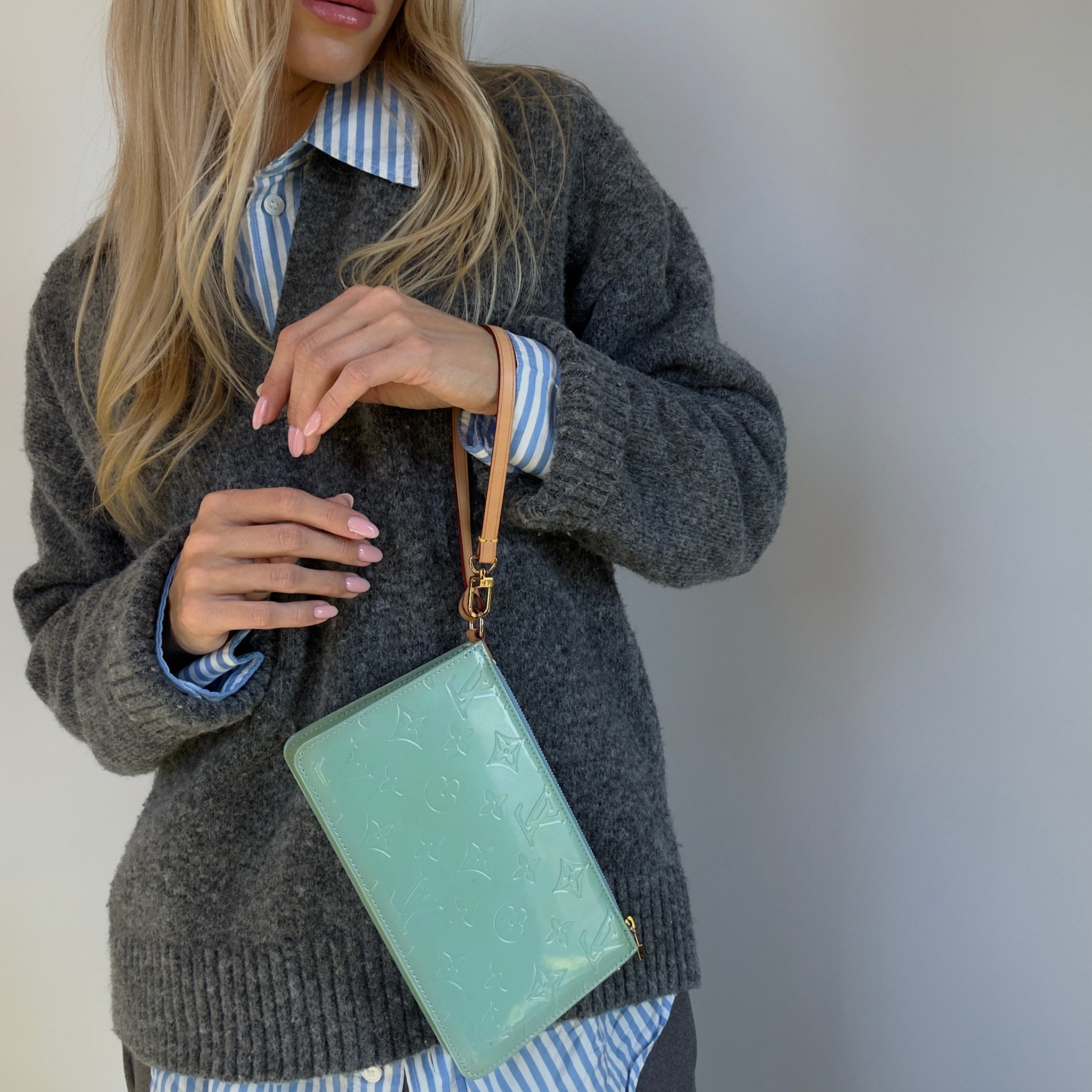 Louis Vuitton Vernis Lexington Teal - Queen May