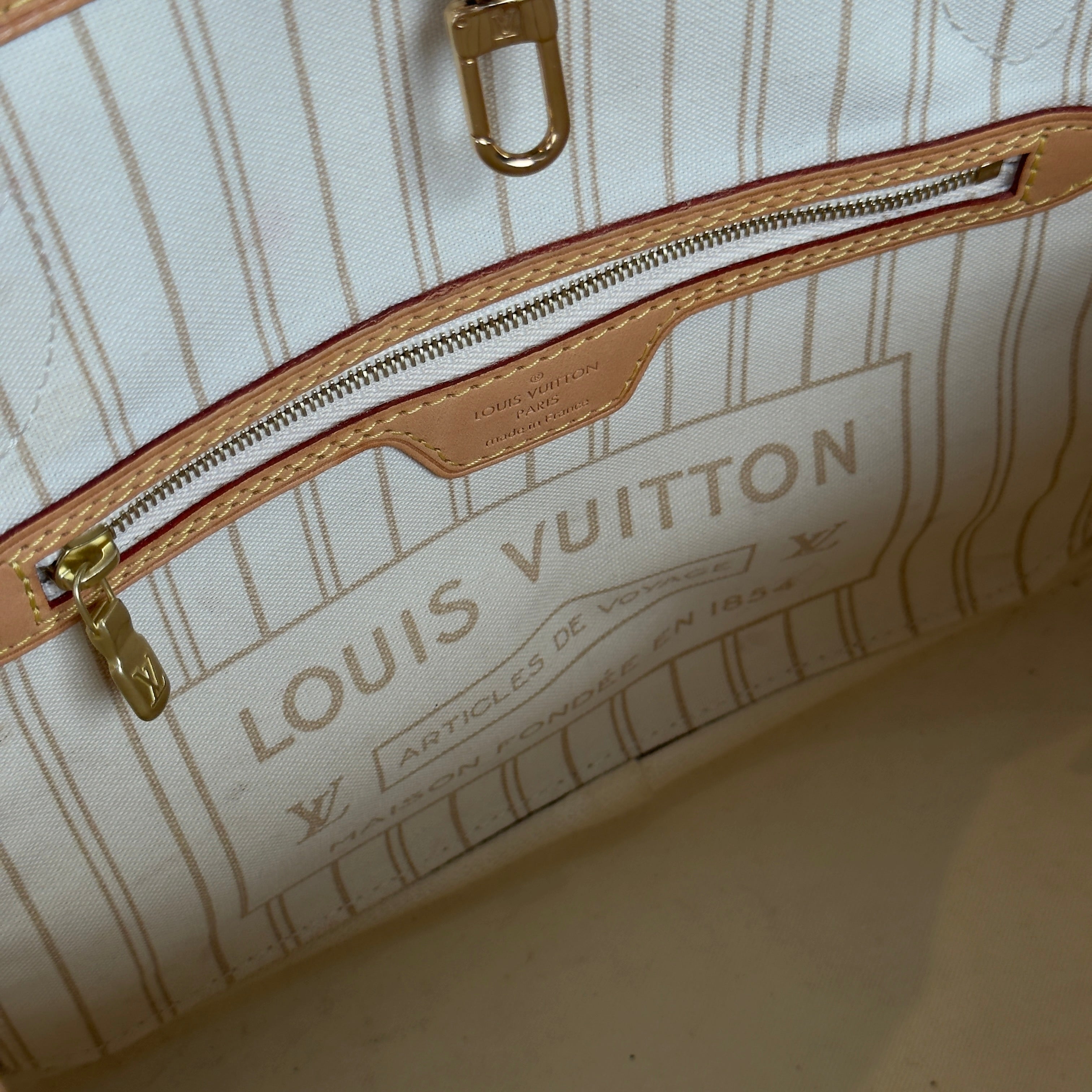 Louis Vuitton Damier Azur Neverfull PM with Pouch - Queen May