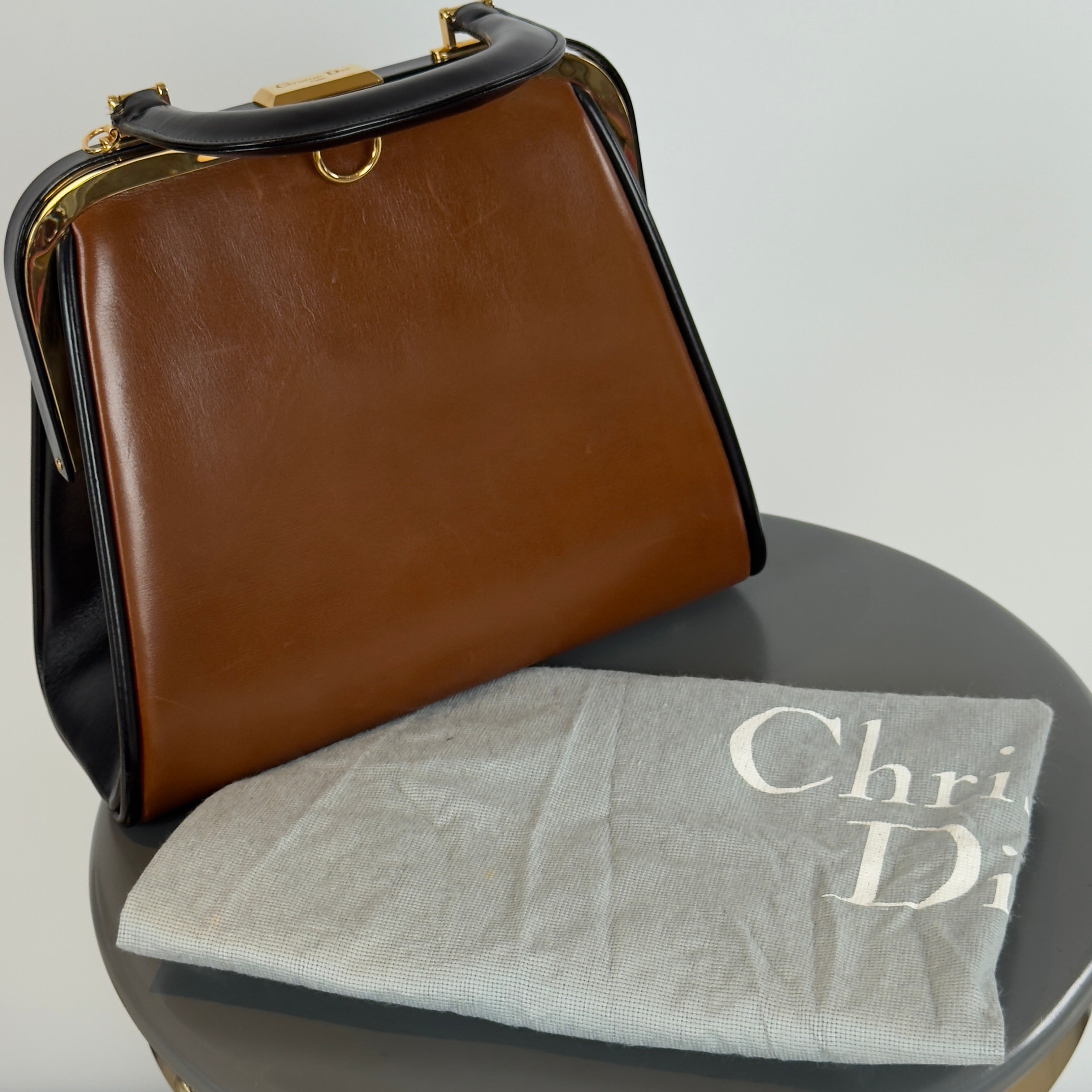 Christian Dior Vintage Fermoir Top Handle - Queen May