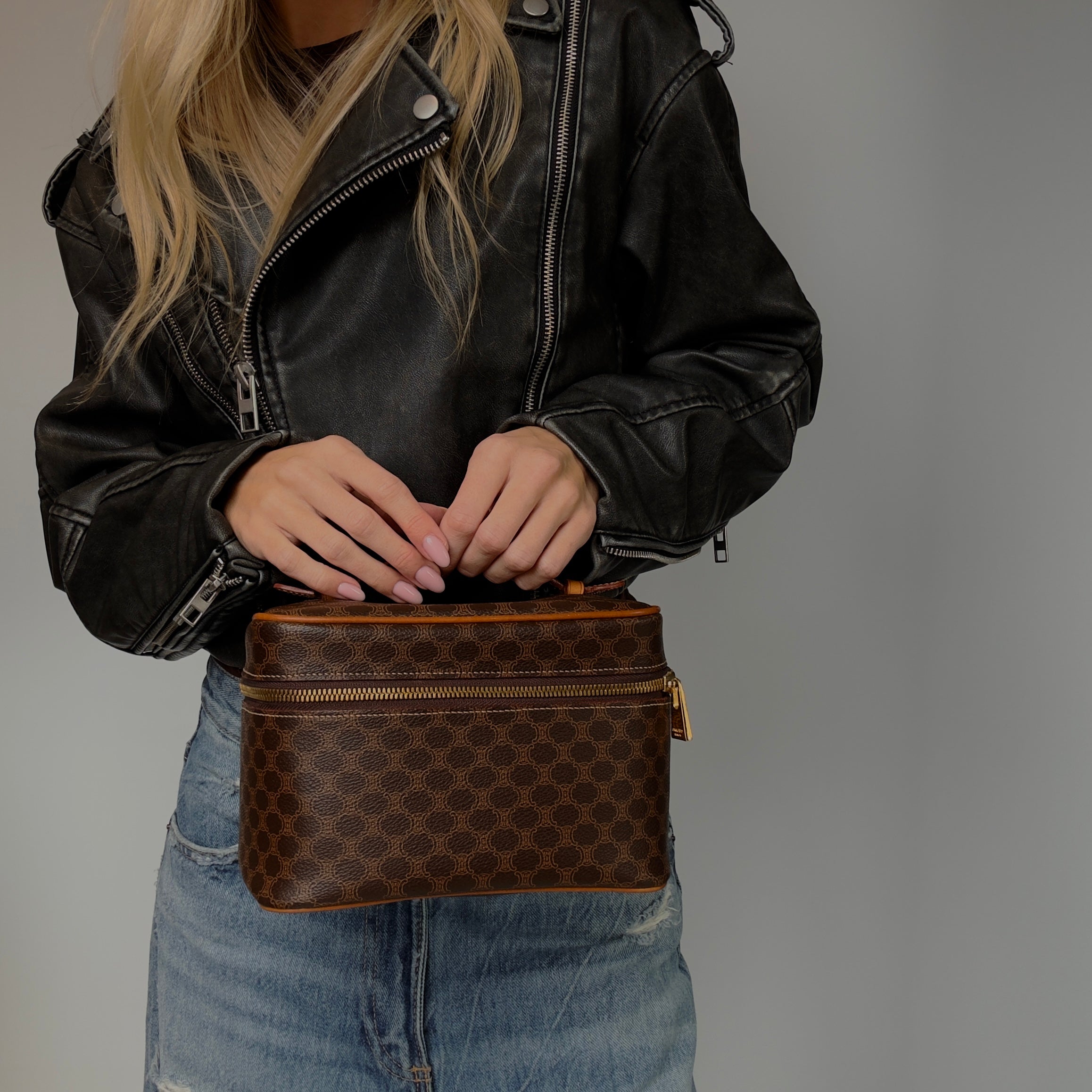 Celine Macadam Canvas Vanity Case - Queen May