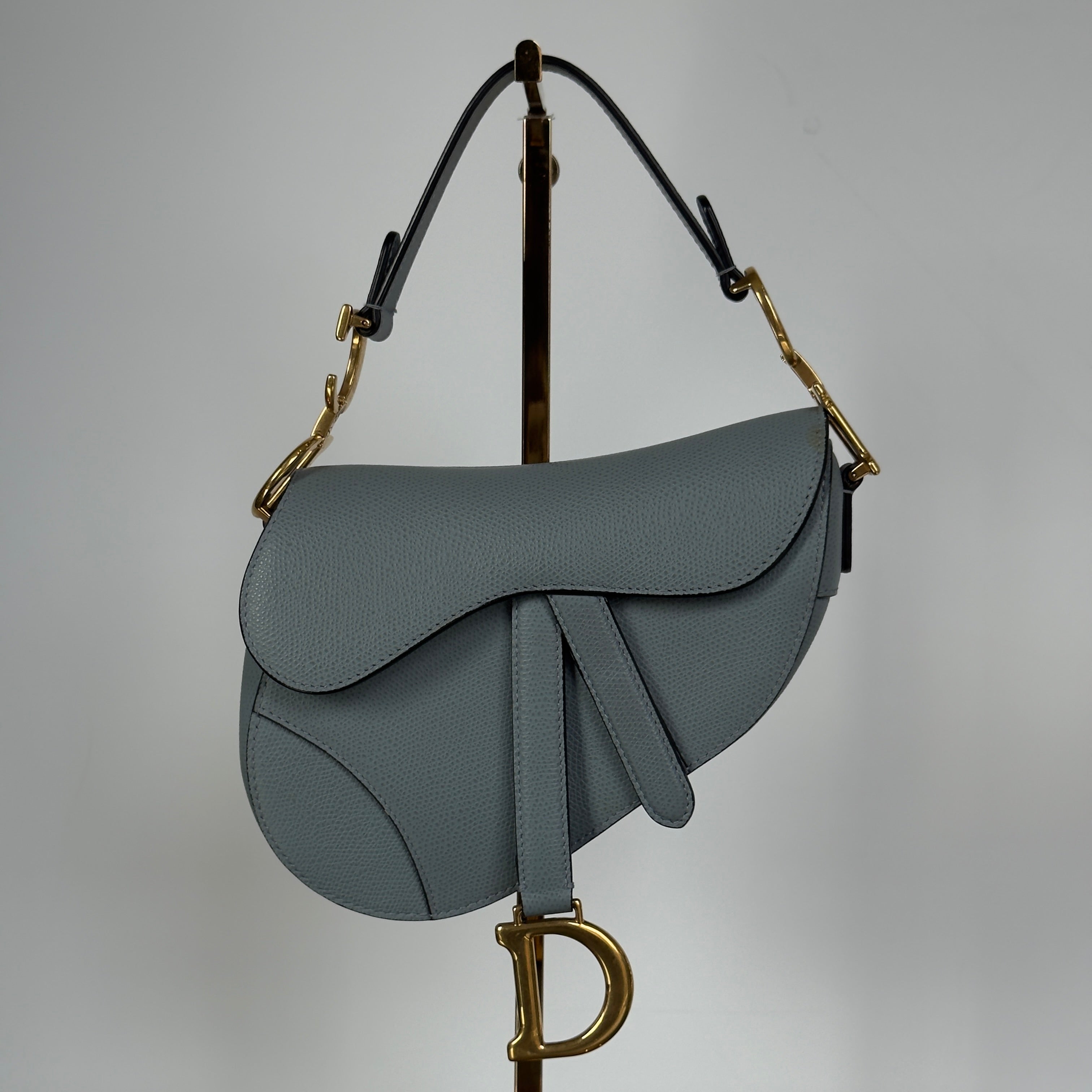 Christian Dior Leather Mini Saddle Bag - Queen May
