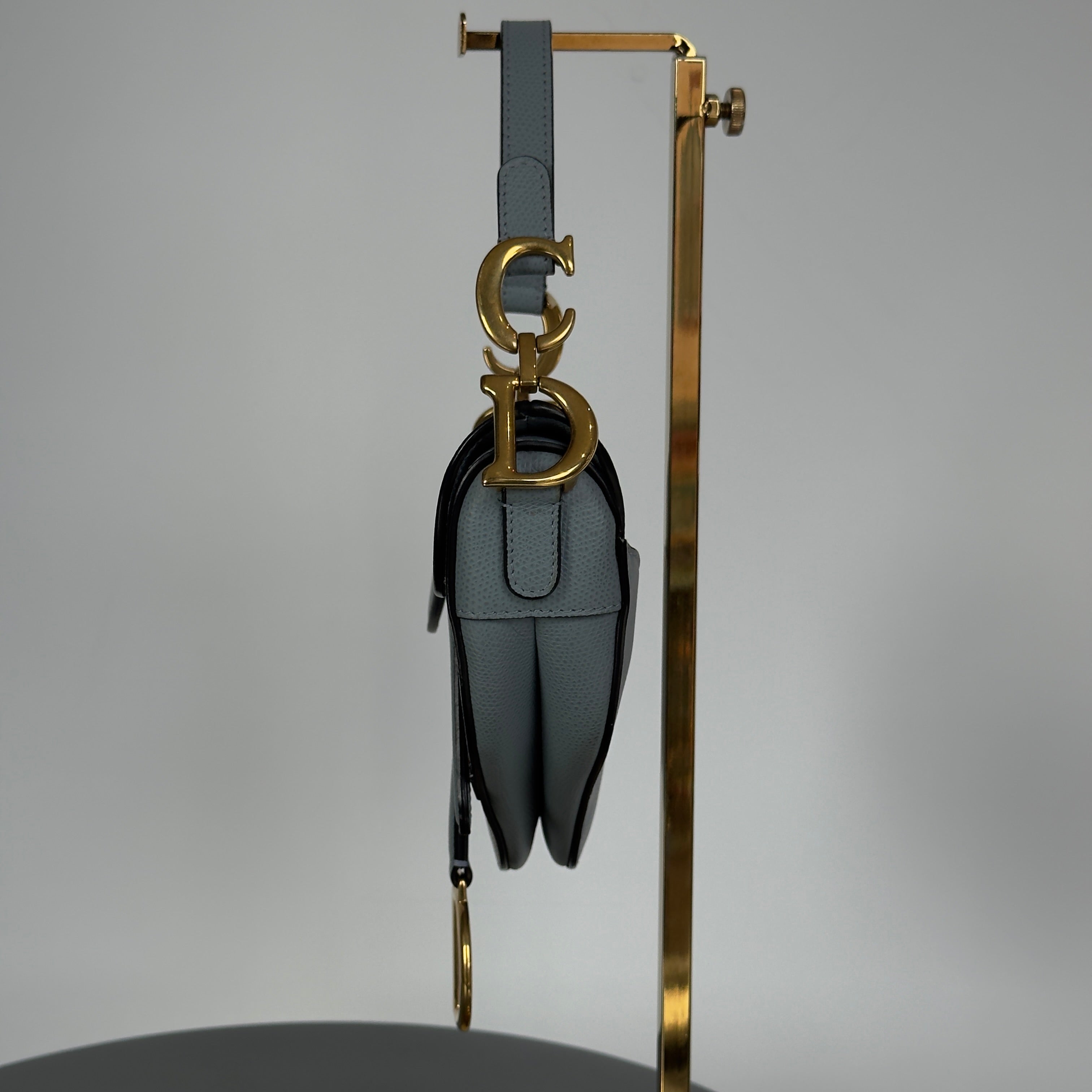 Christian Dior Leather Mini Saddle Bag - Queen May