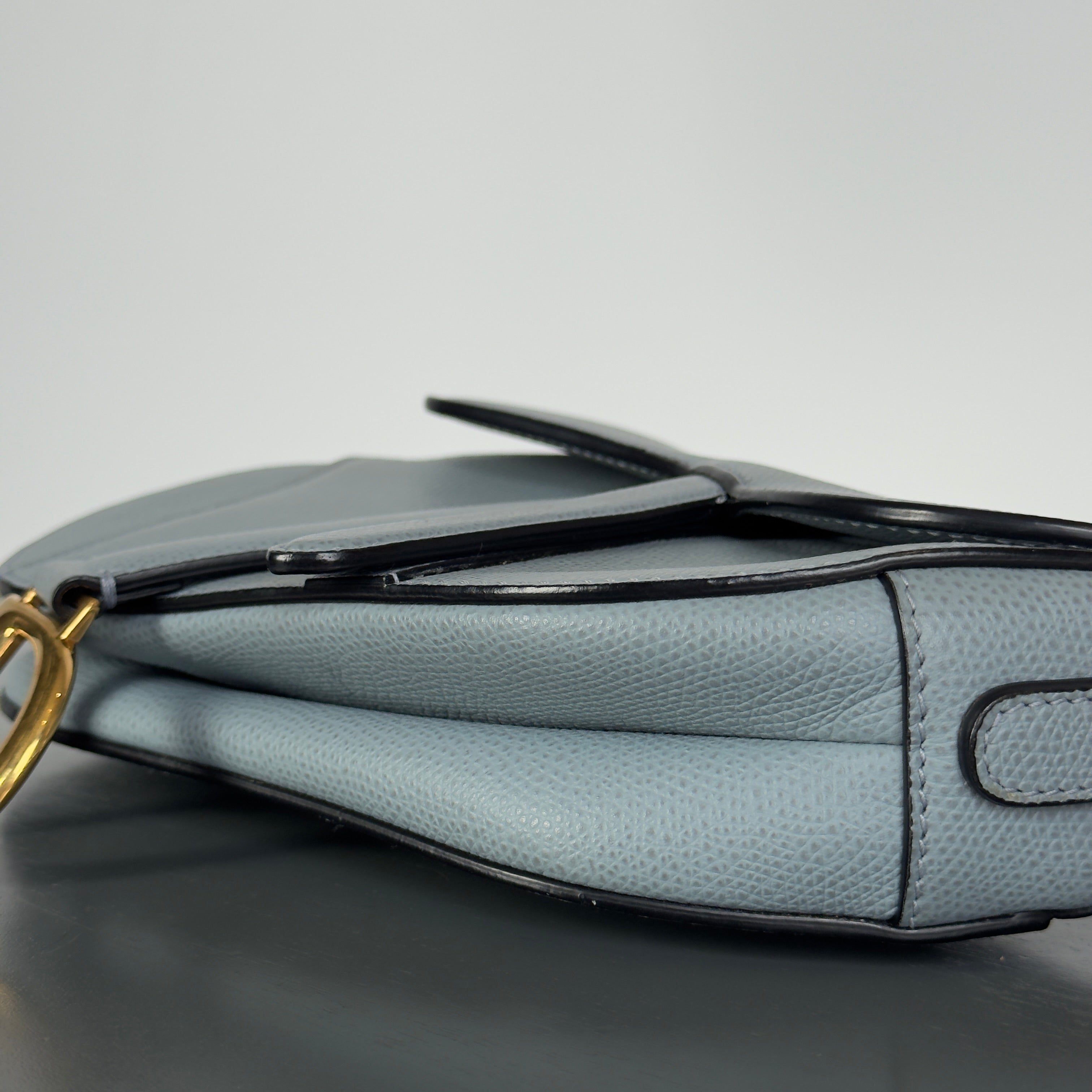 Christian Dior Leather Mini Saddle Bag - Queen May