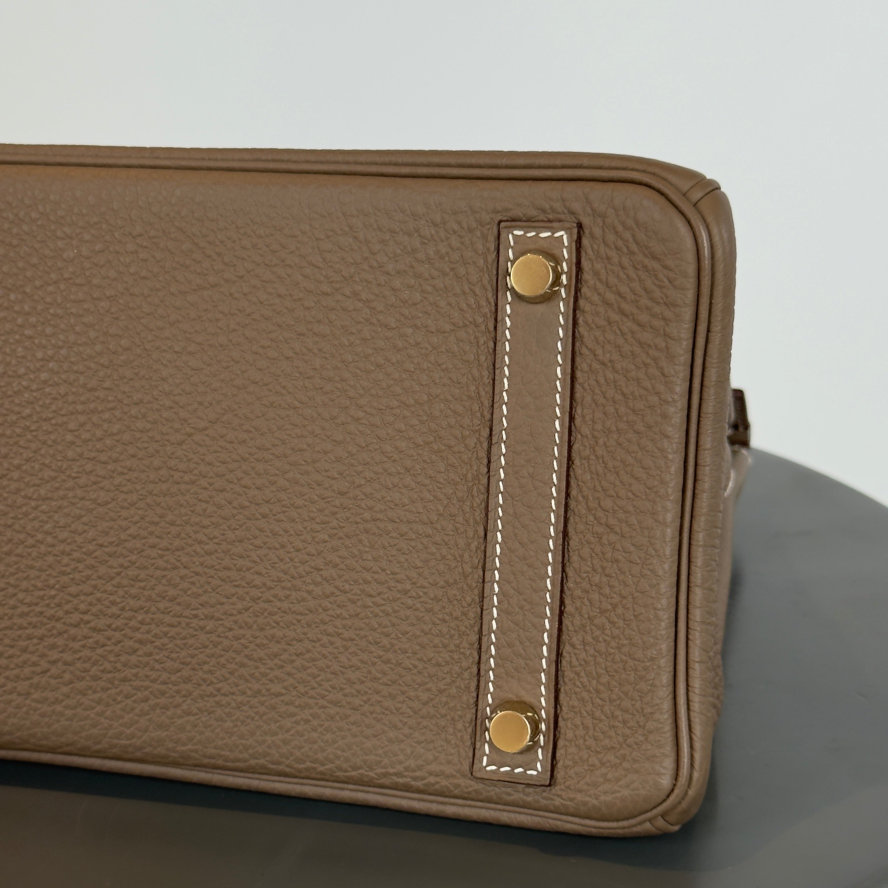 Hermes Birkin 30 Etoupe Togo Gold Gold Hardware 2013 - Queen May