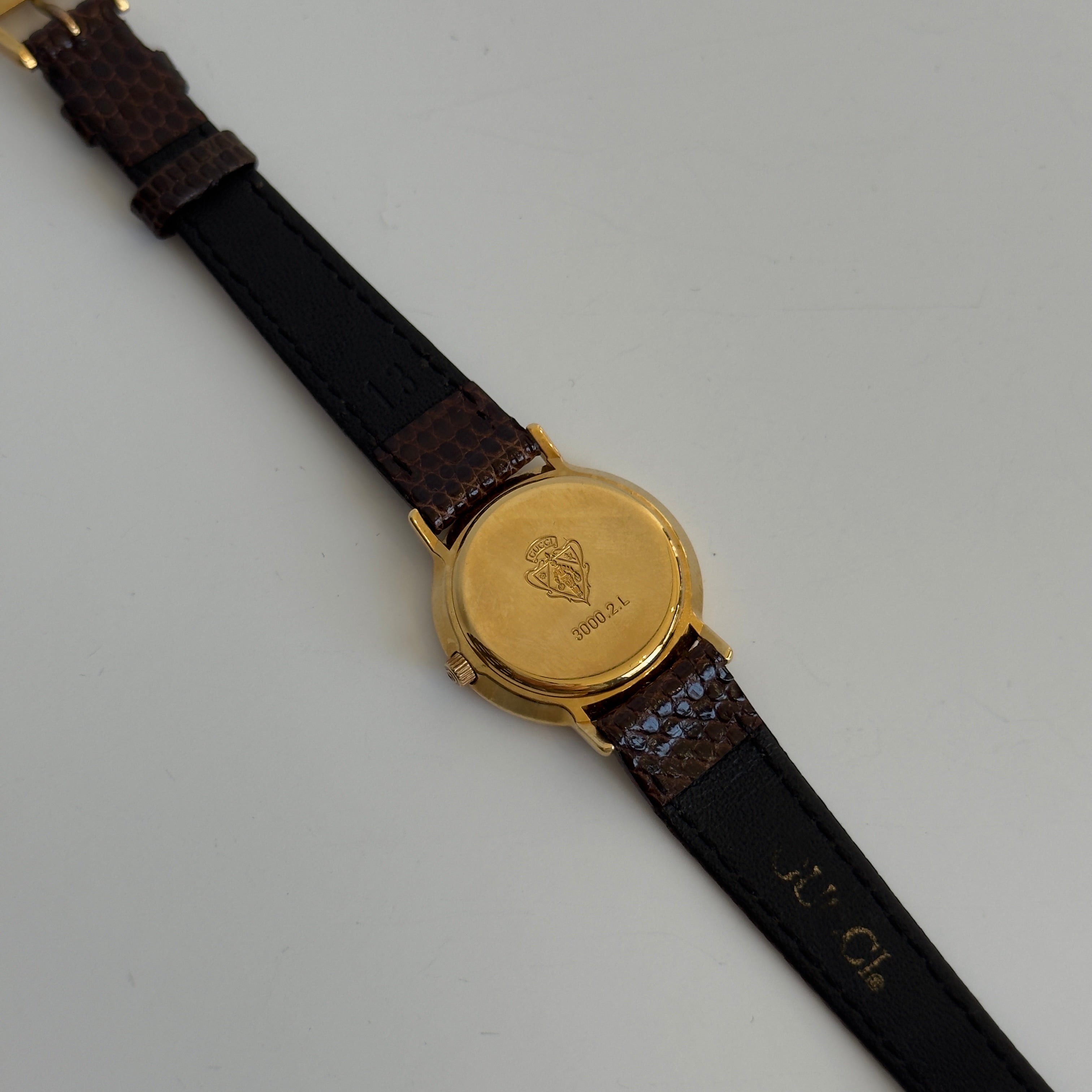 Gucci 3000.2L Ladies Gold Tone Watch - Queen May