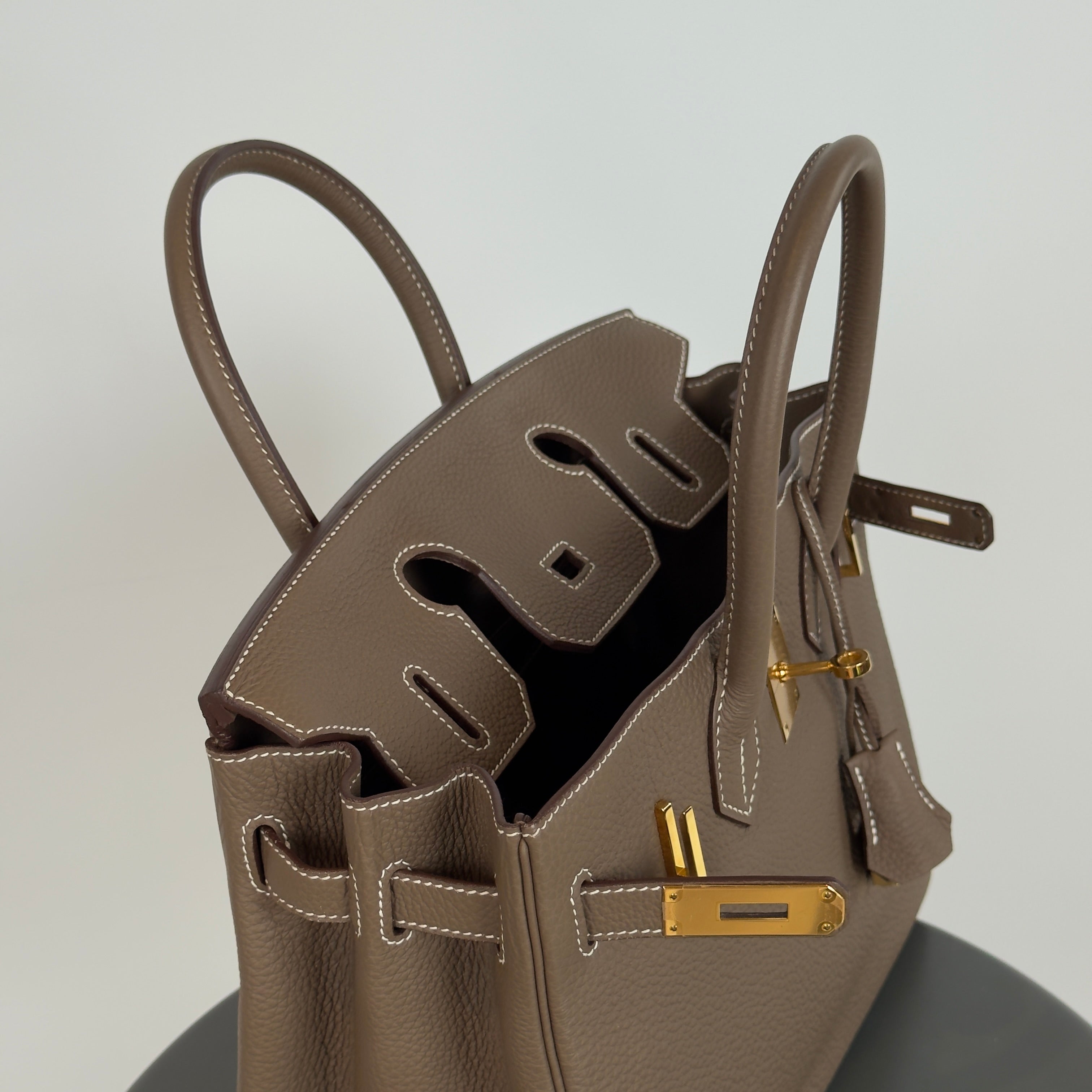 Hermes Birkin 30 Etoupe Togo Gold Gold Hardware 2013 - Queen May