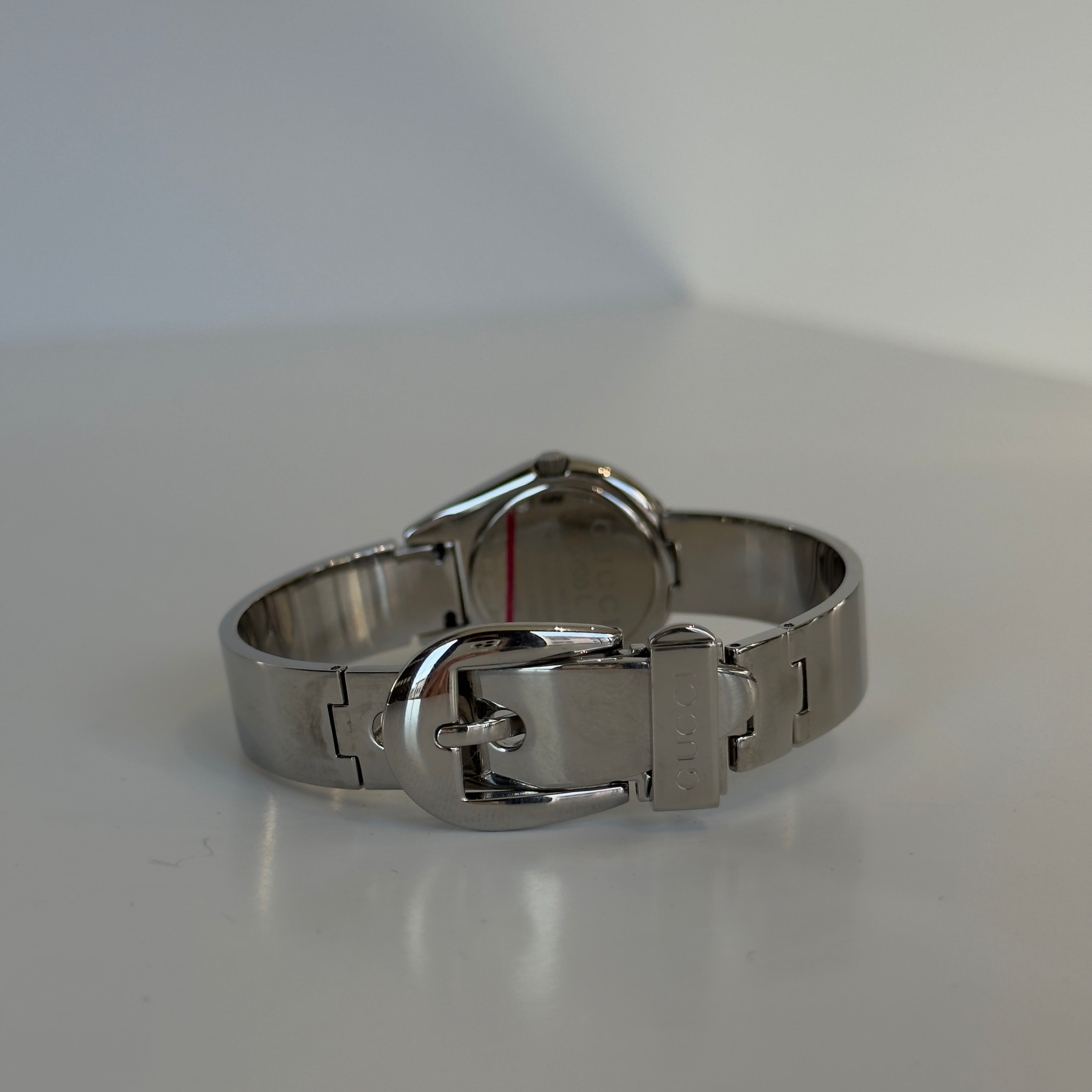 Gucci 6700L Mirror Buckle Bangle Watch - Queen May