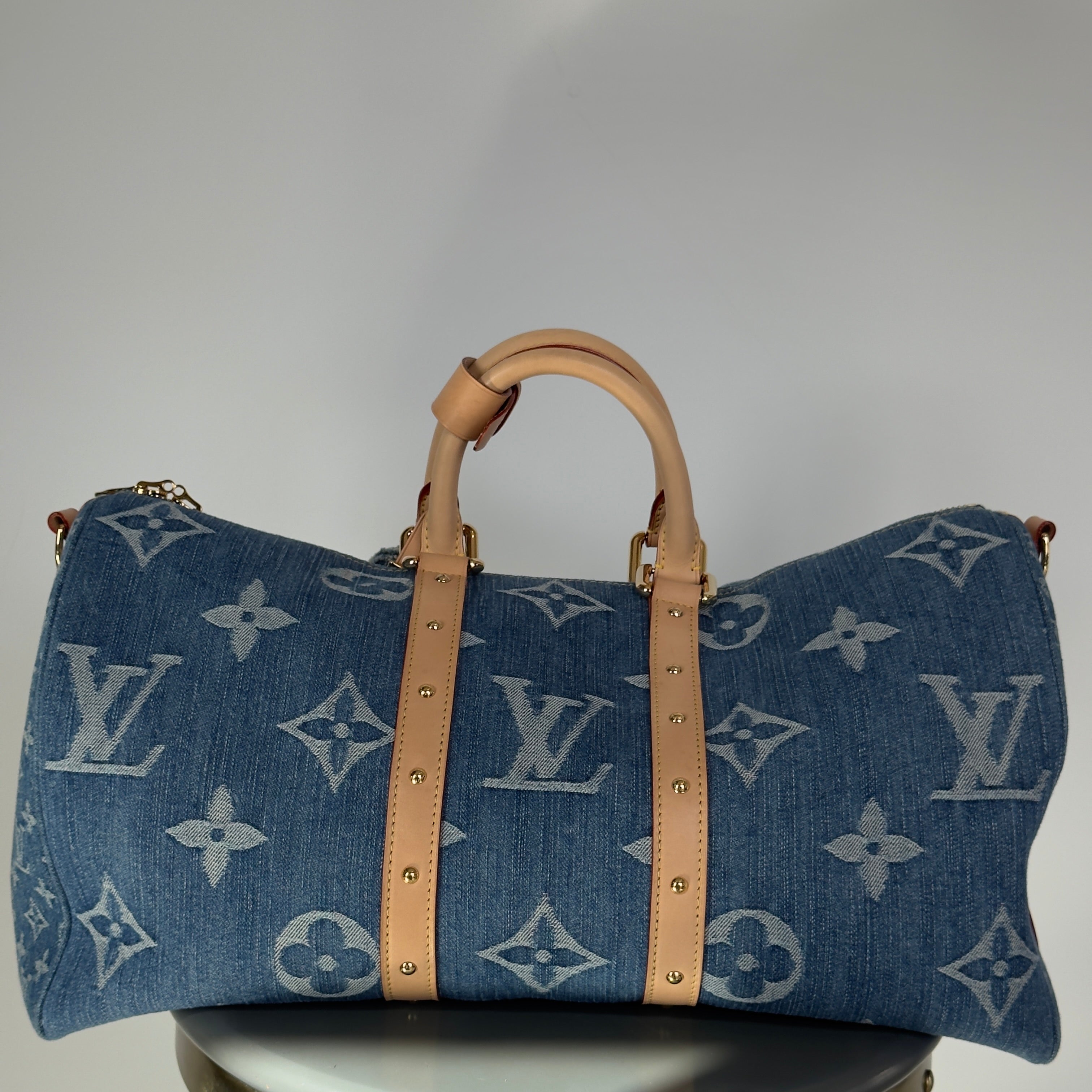 Louis Vuitton Keepall Bandouliere 45 Denim - Queen May