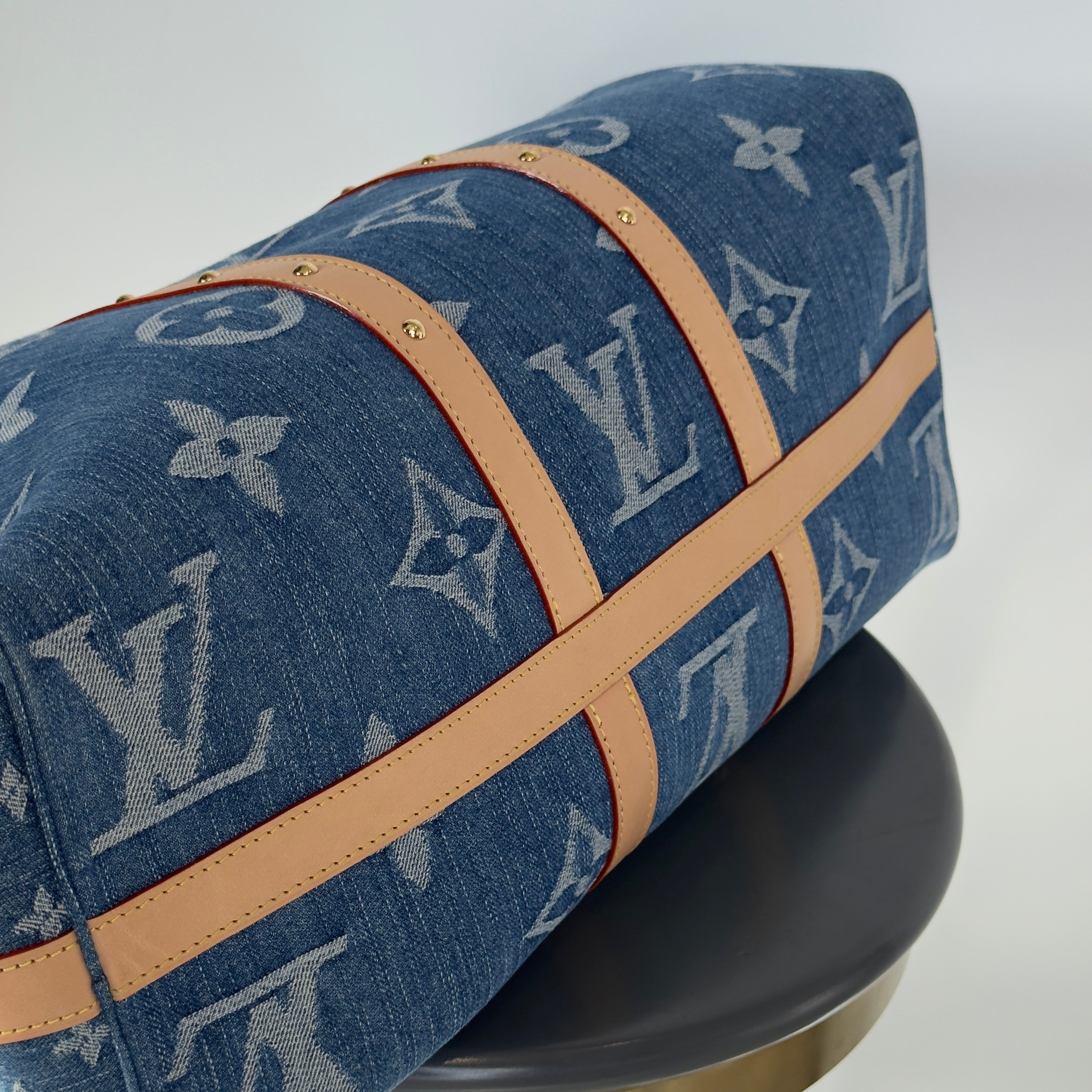 Louis Vuitton Keepall Bandouliere 45 Denim - Queen May