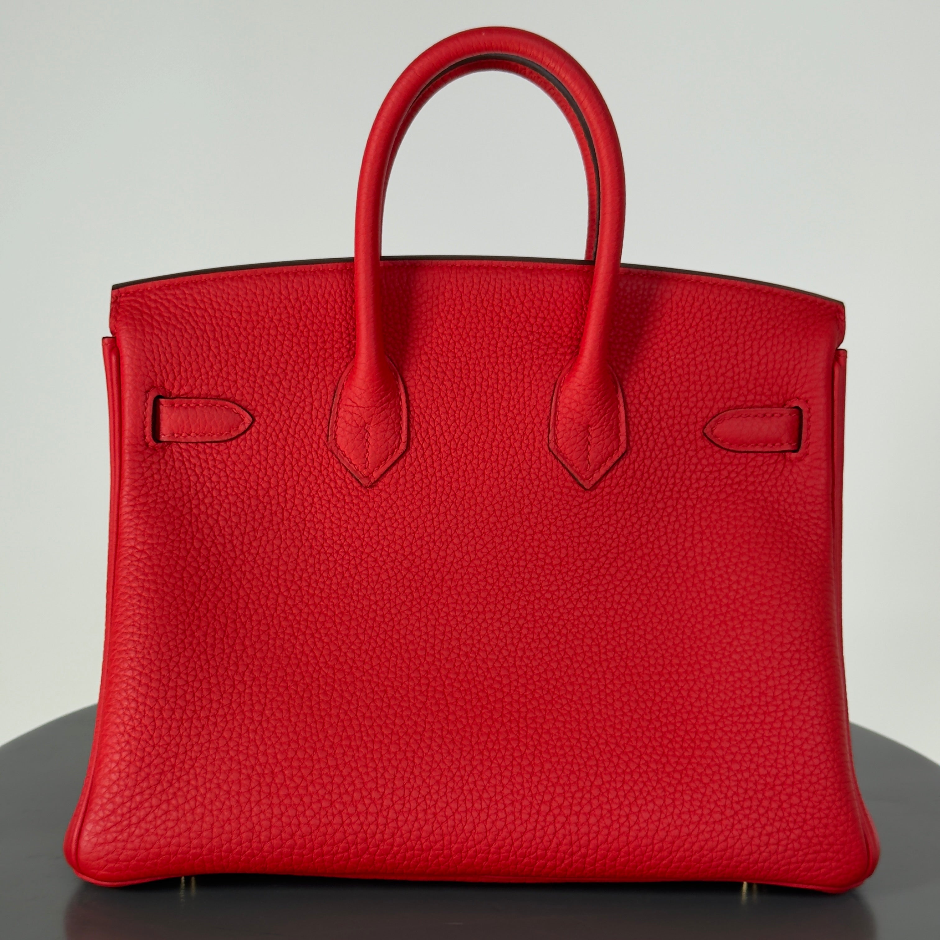 Hermes Birkin 25 Rouge De Coeur Togo Gold Toned Hardware - Queen May