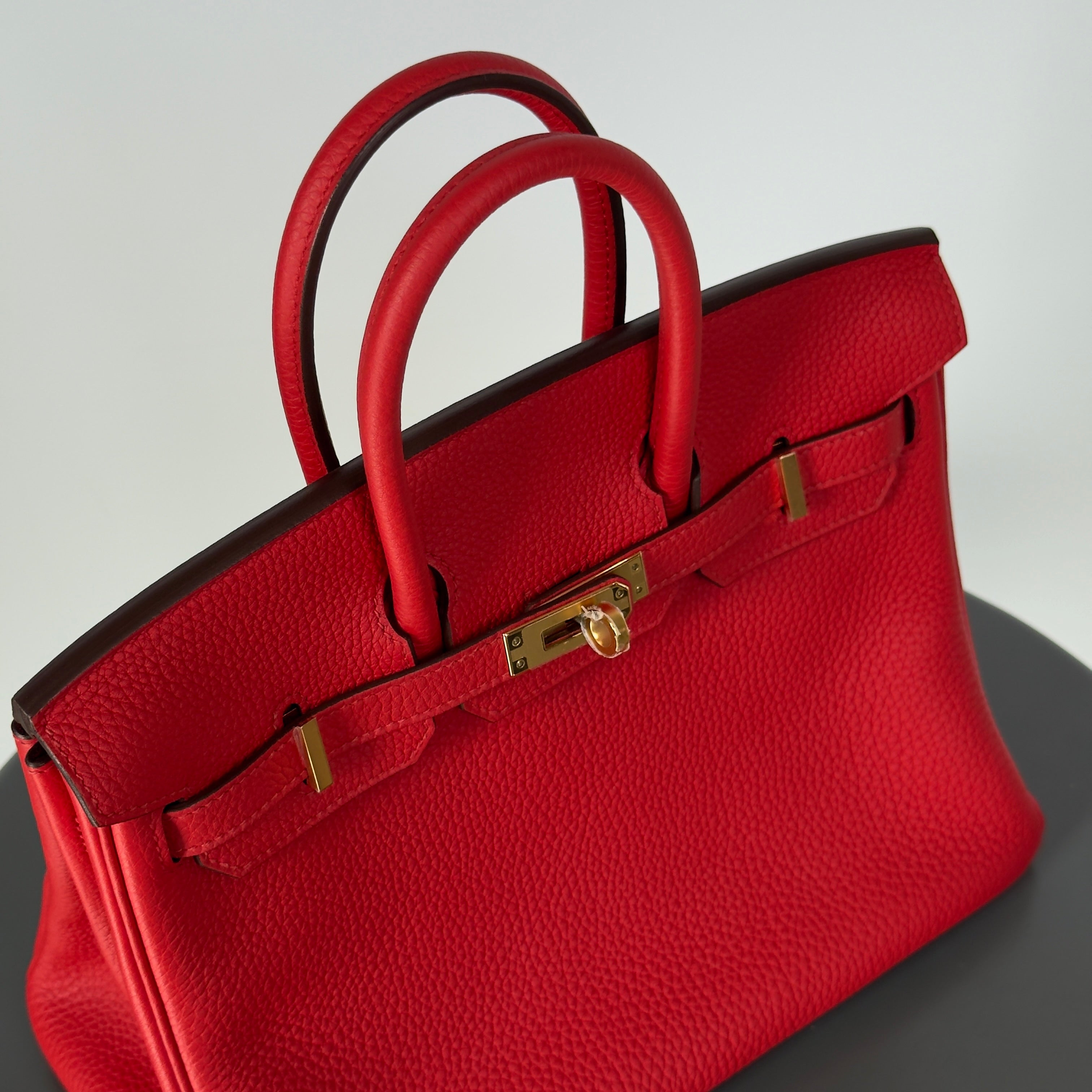 Hermes Birkin 25 Rouge De Coeur Togo Gold Toned Hardware - Queen May