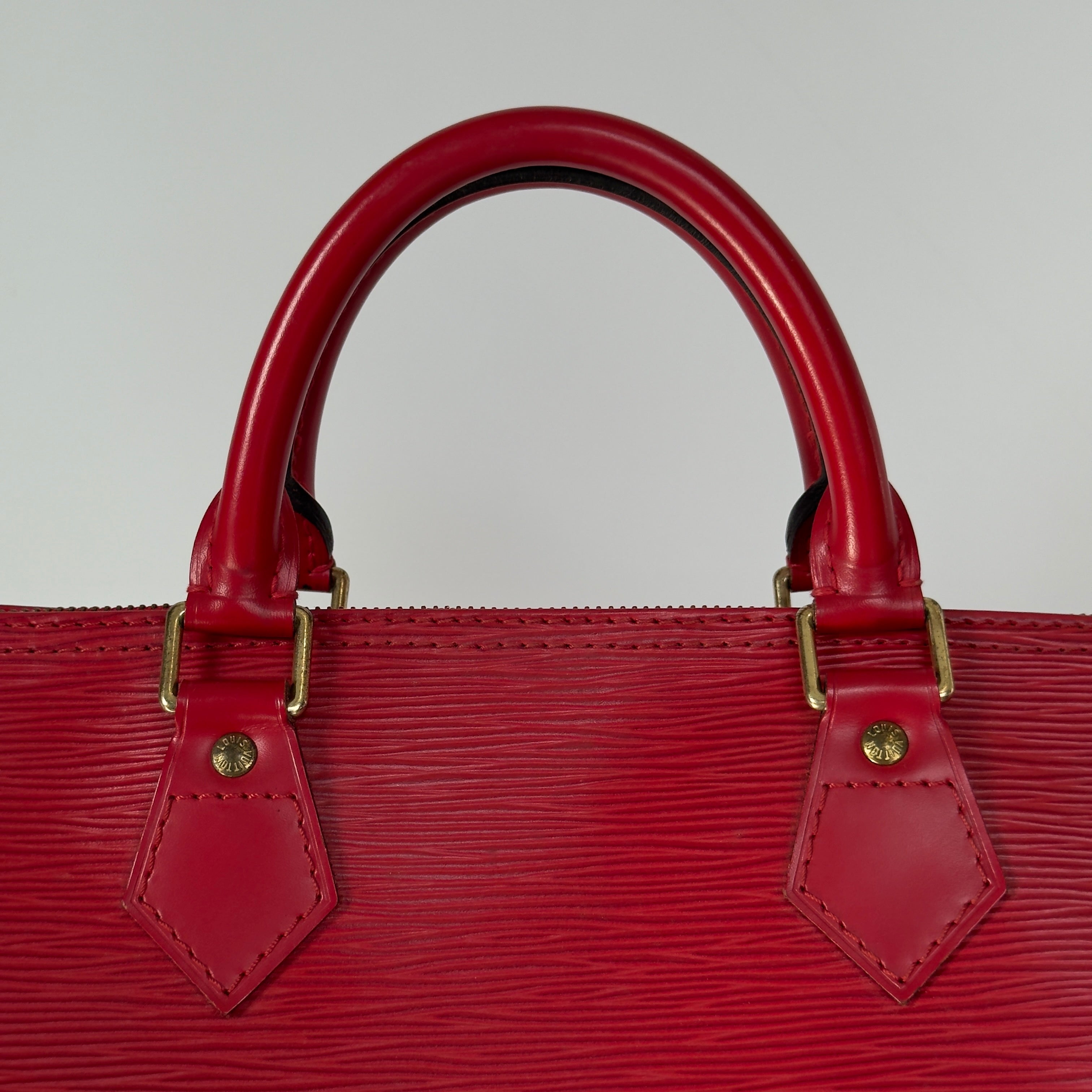 Louis Vuitton Epi Speedy 35 Red - Queen May