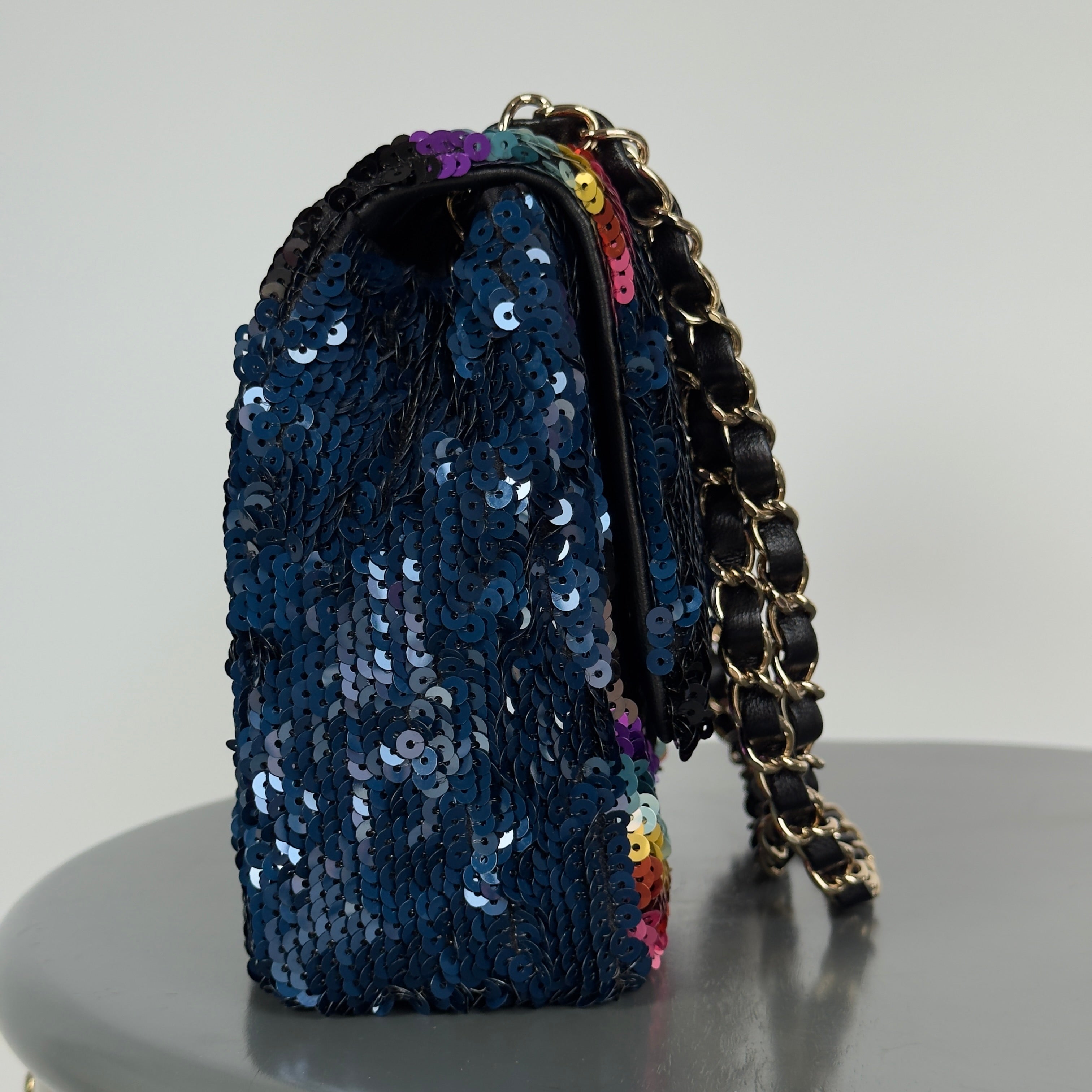 Chanel Rainbow Sequin 2021 Flap Bag - Queen May