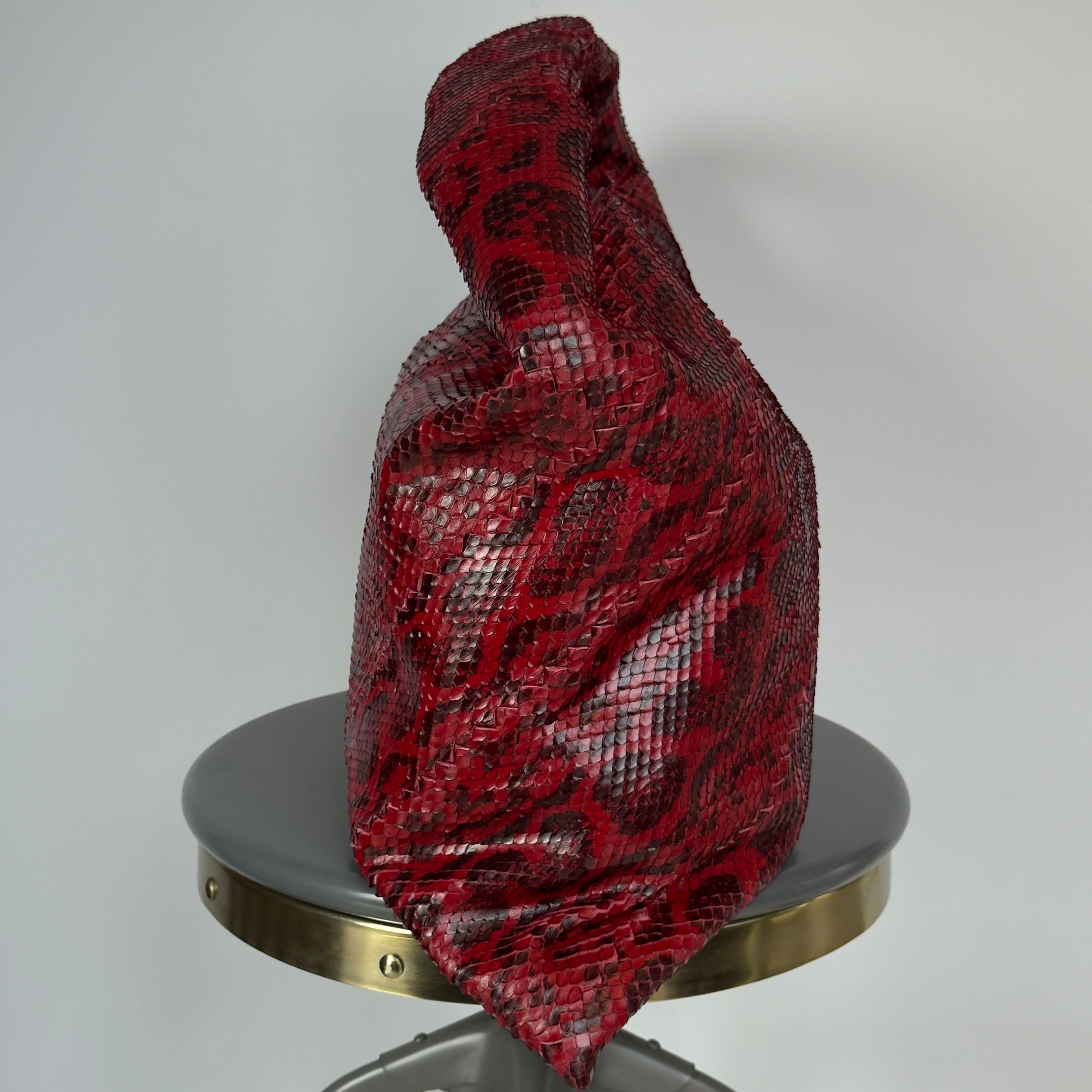 Bottega Veneta Hop Python Bag Red - Queen May