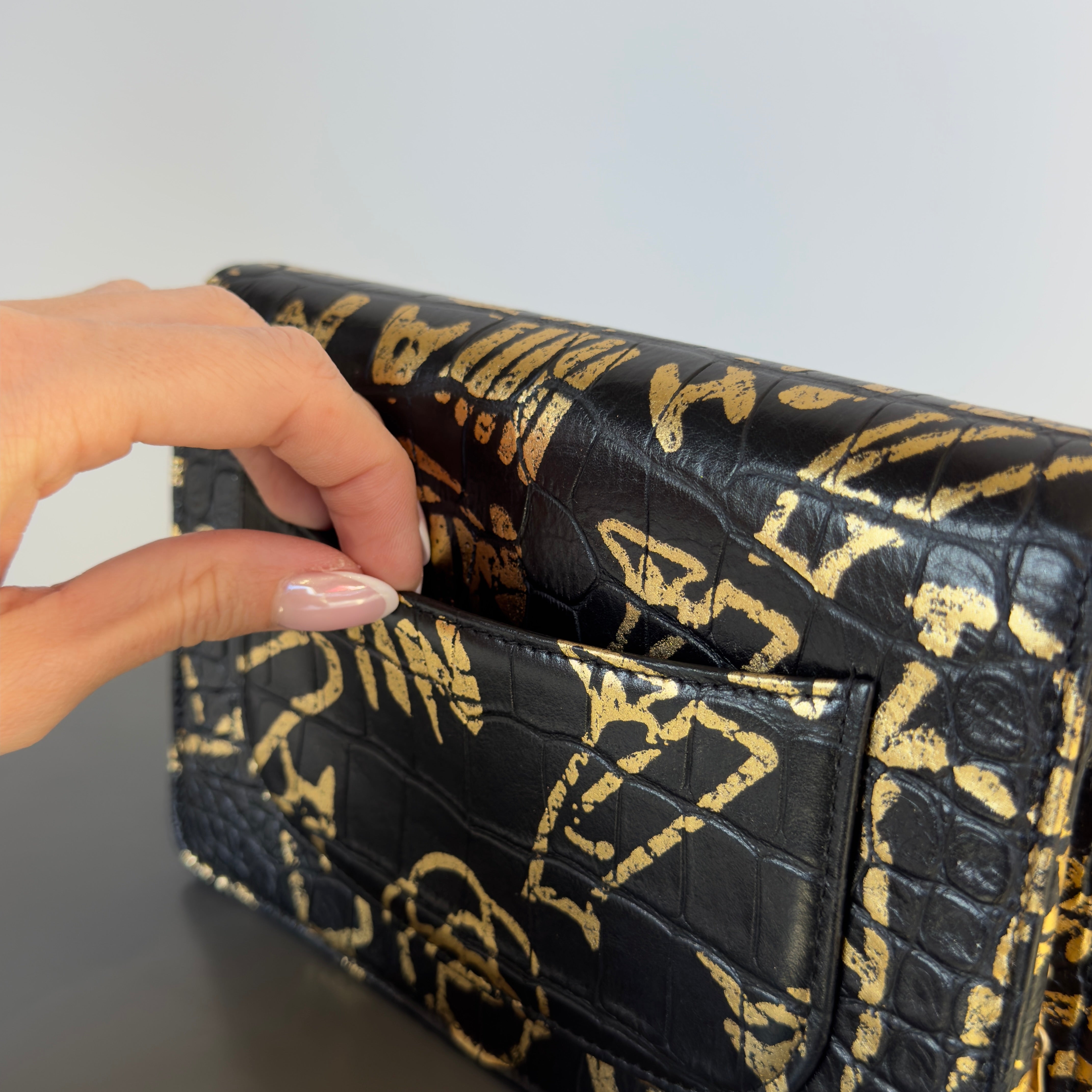 Chanel Paris-New York Graffiti Reissue Wallet On Chain - Queen May