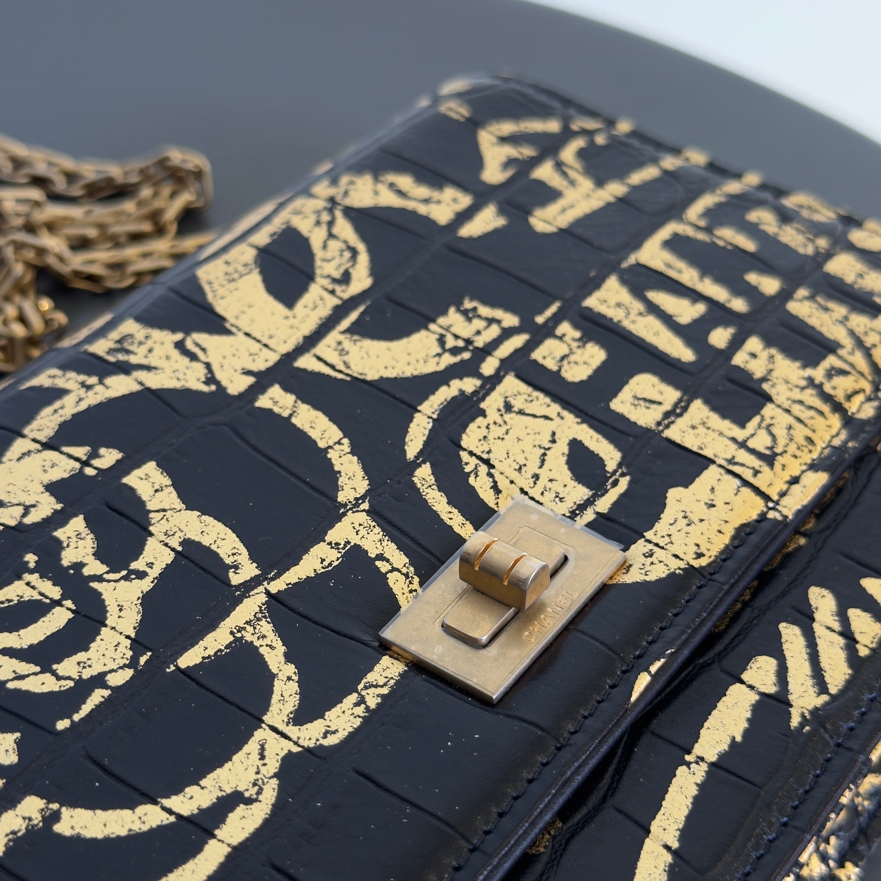 Chanel Paris-New York Graffiti Reissue Wallet On Chain - Queen May
