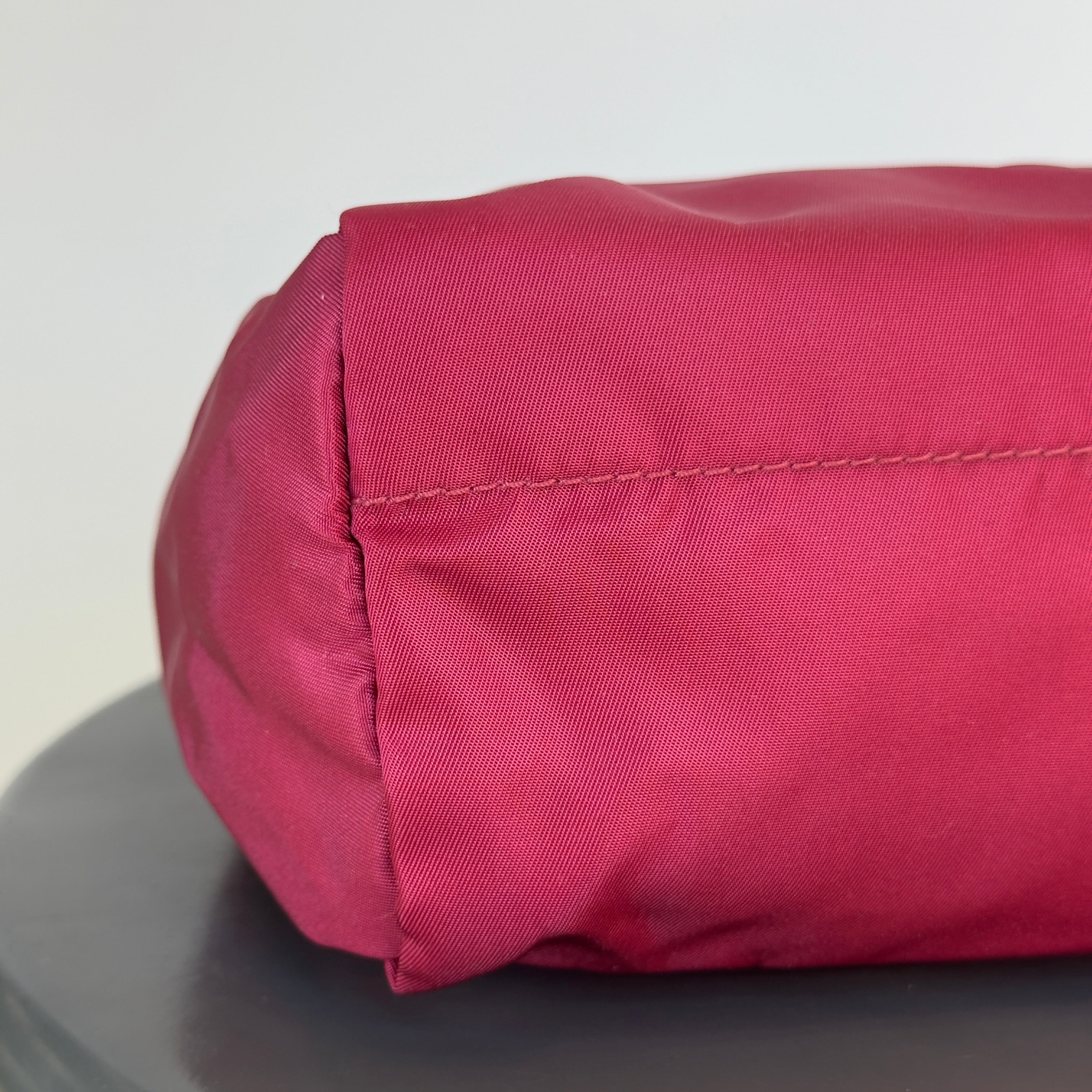Prada Nylon Pink Cosmetic Pouch - Queen May