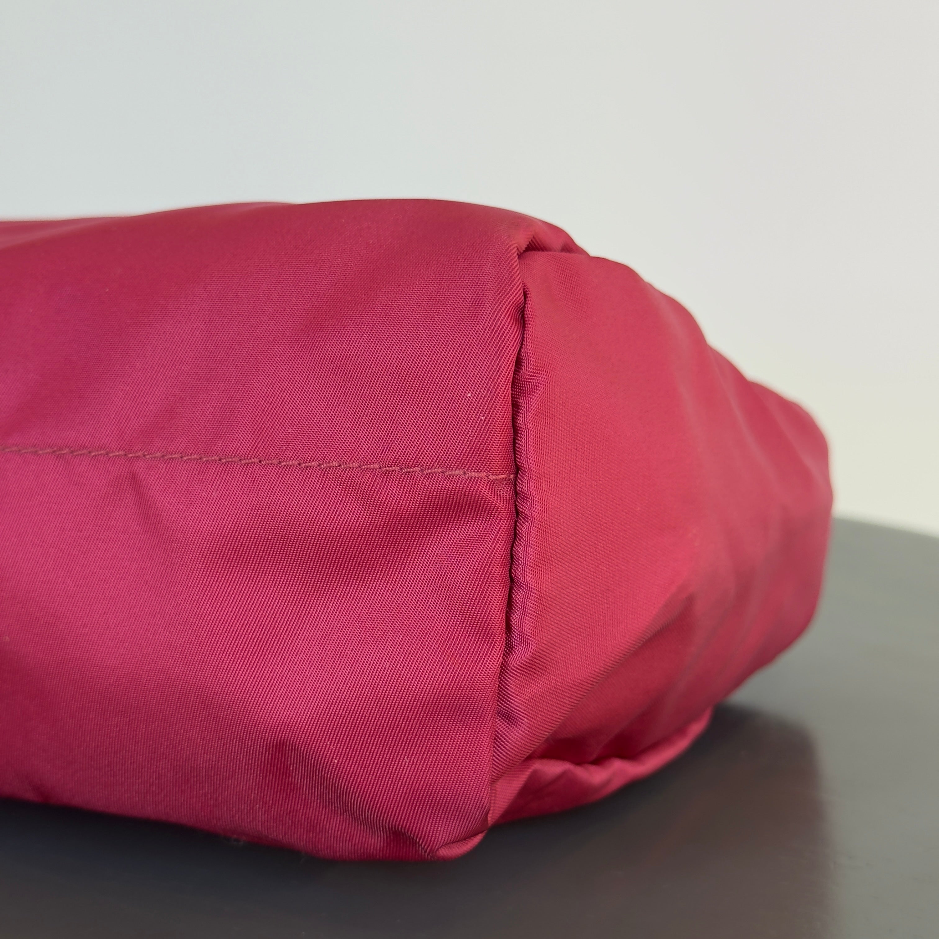 Prada Nylon Pink Cosmetic Pouch - Queen May