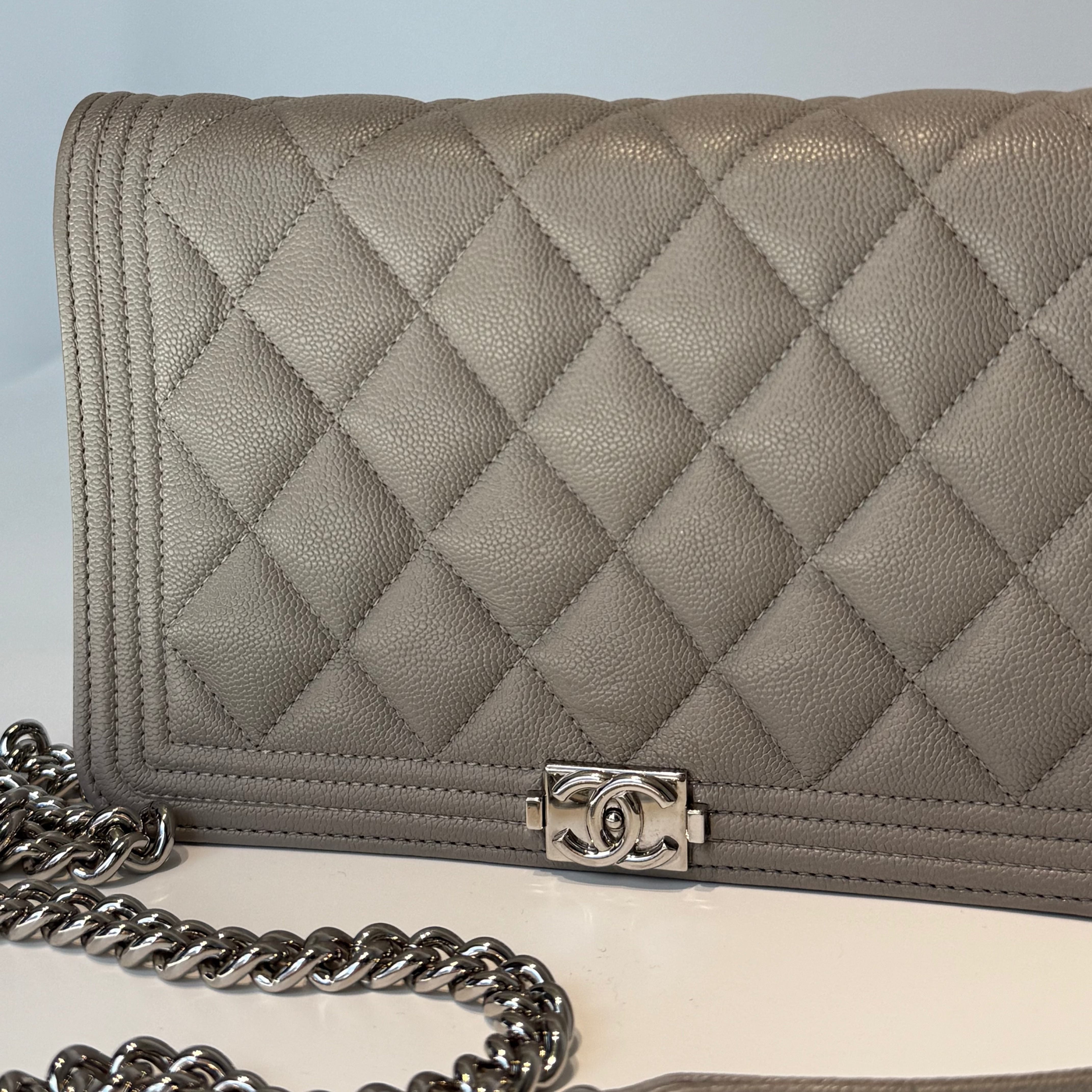 Chanel Caviar Boy Wallet On Chain - Queen May