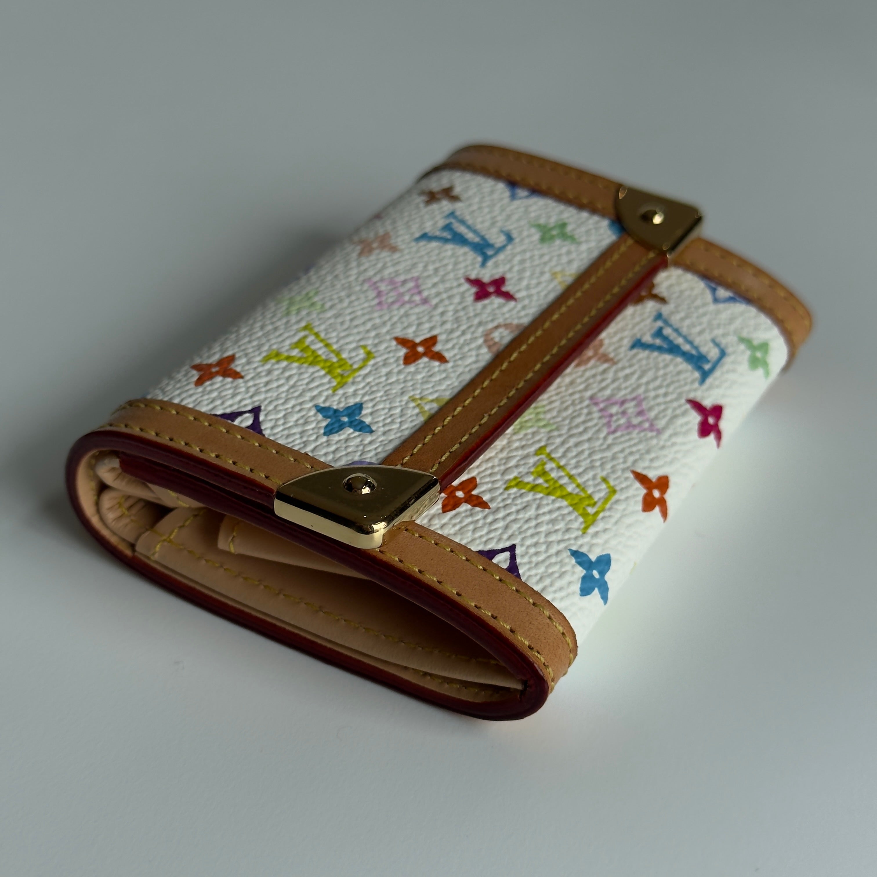 Louis Vuitton Takashi Murakami Monogram Porte Monnaie Wallet - Queen May
