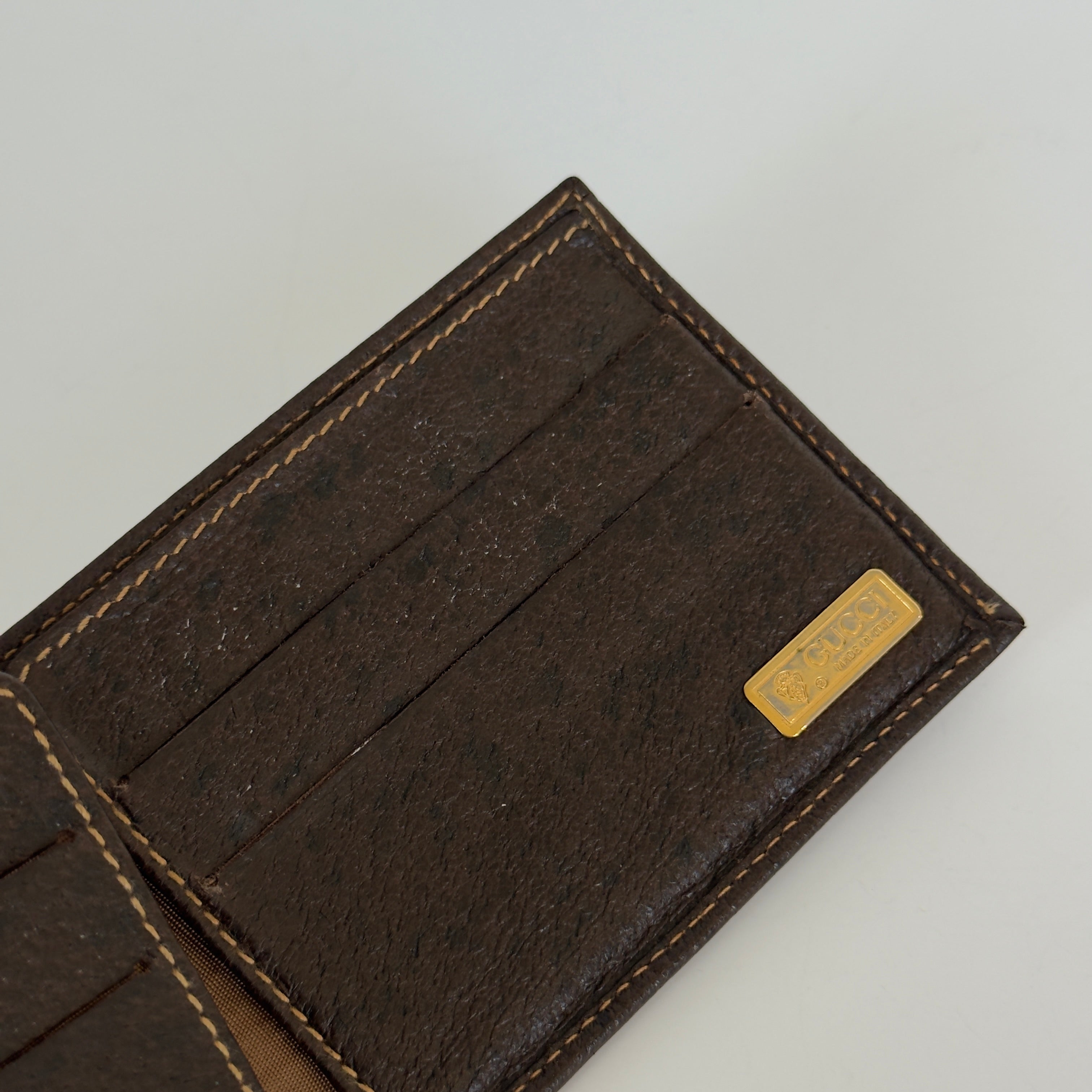 Vintage Gucci Supreme GG Bifold Wallet - Queen May