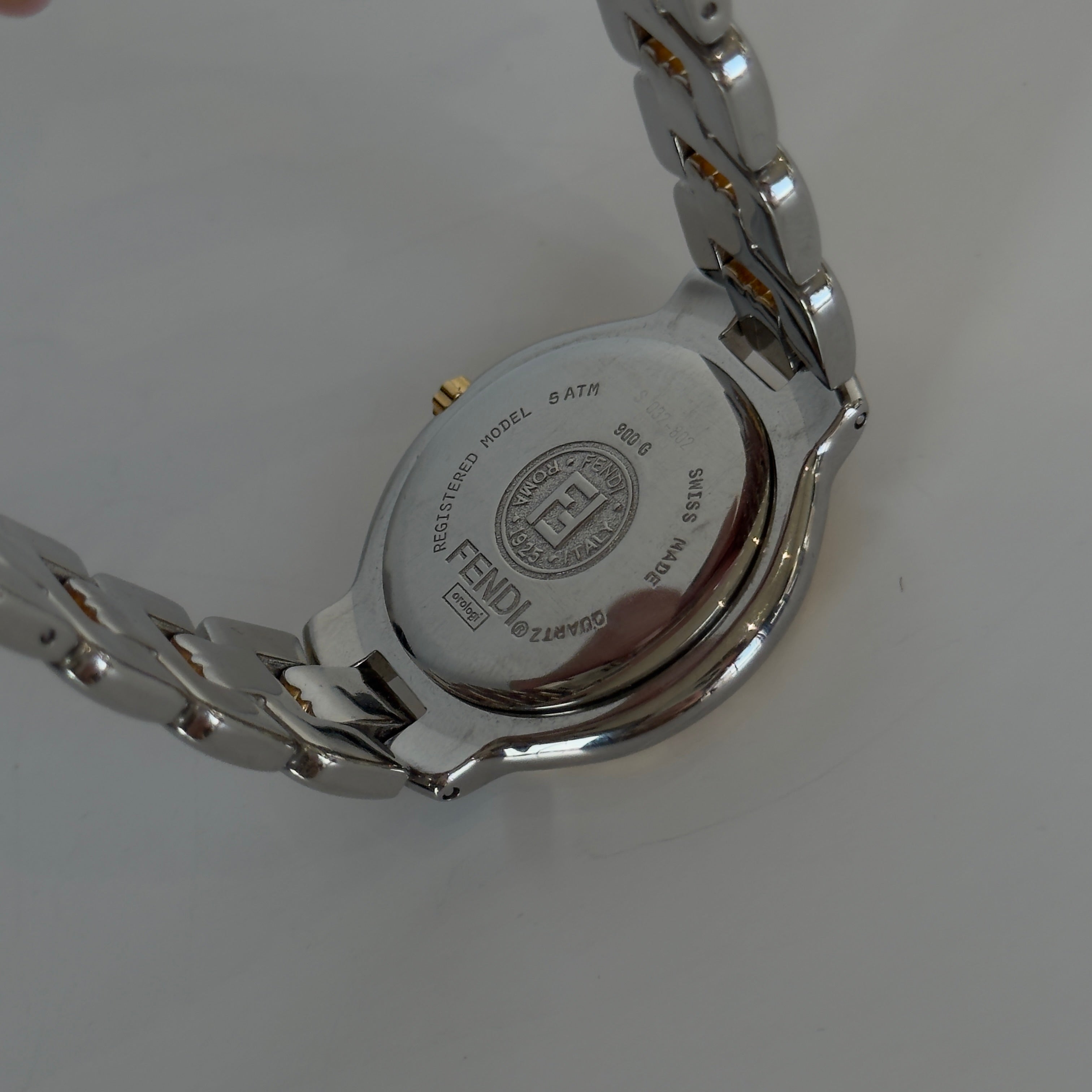 Fendi 900L Blue Dial Two Tone Watch - Queen May