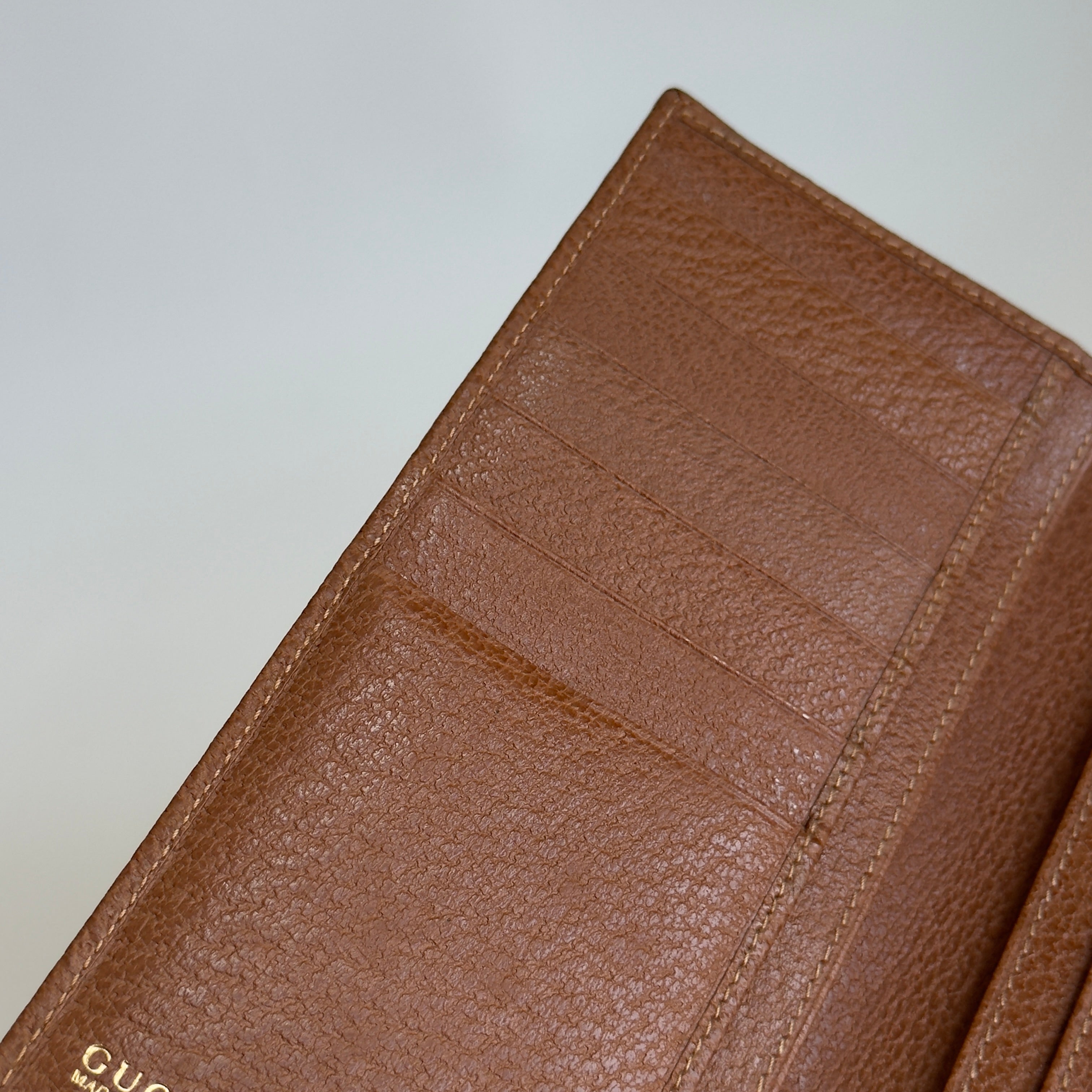Vintage Gucci Leather Continental Wallet - Queen May
